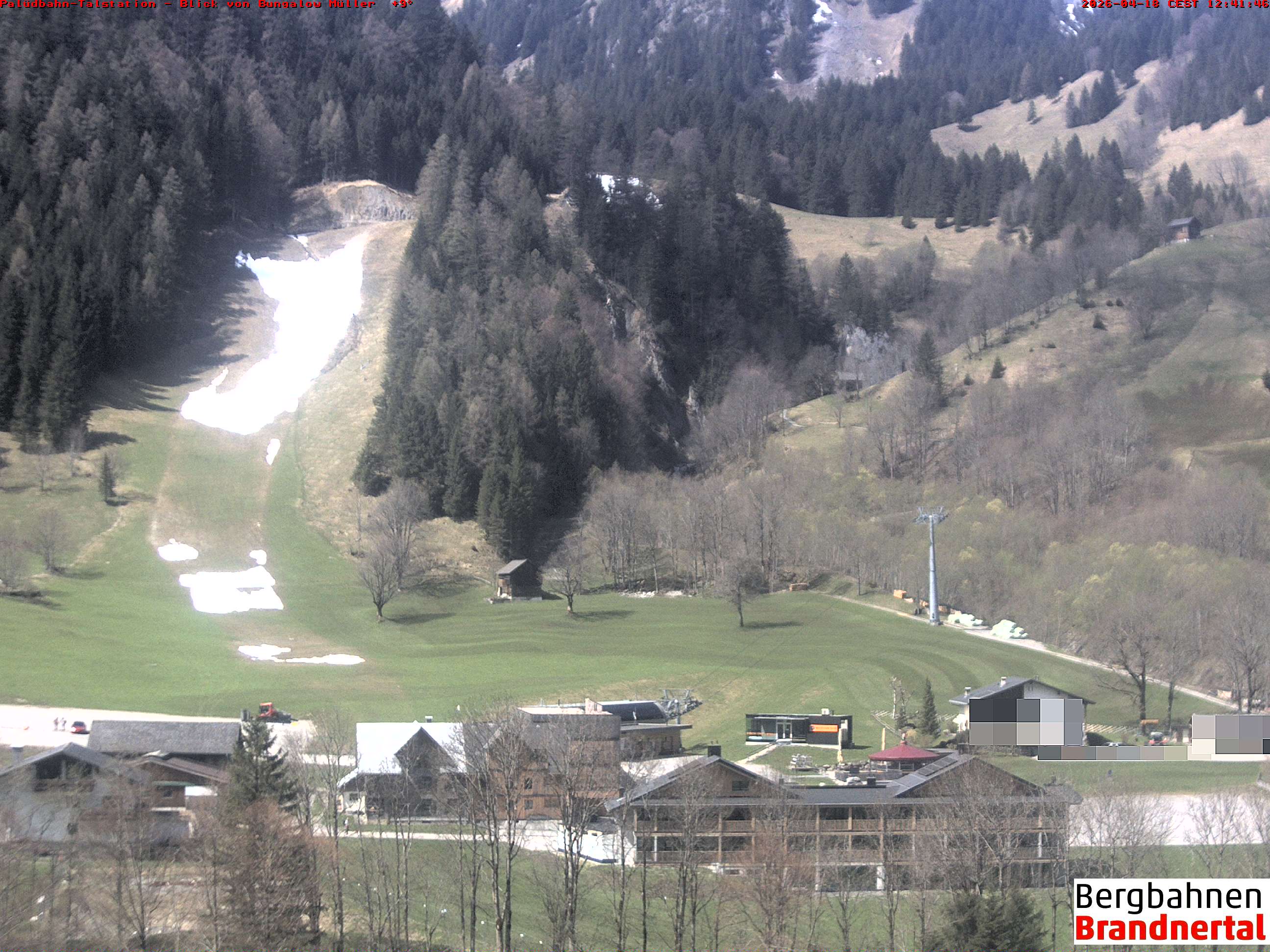 Blick auf Palüdbahn von Bungalow Müller