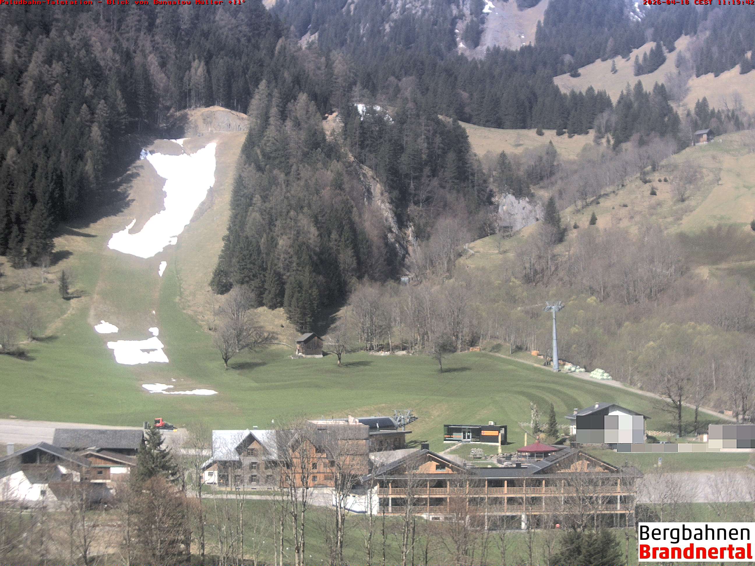 Blick auf Palüdbahn von Bungalow Müller