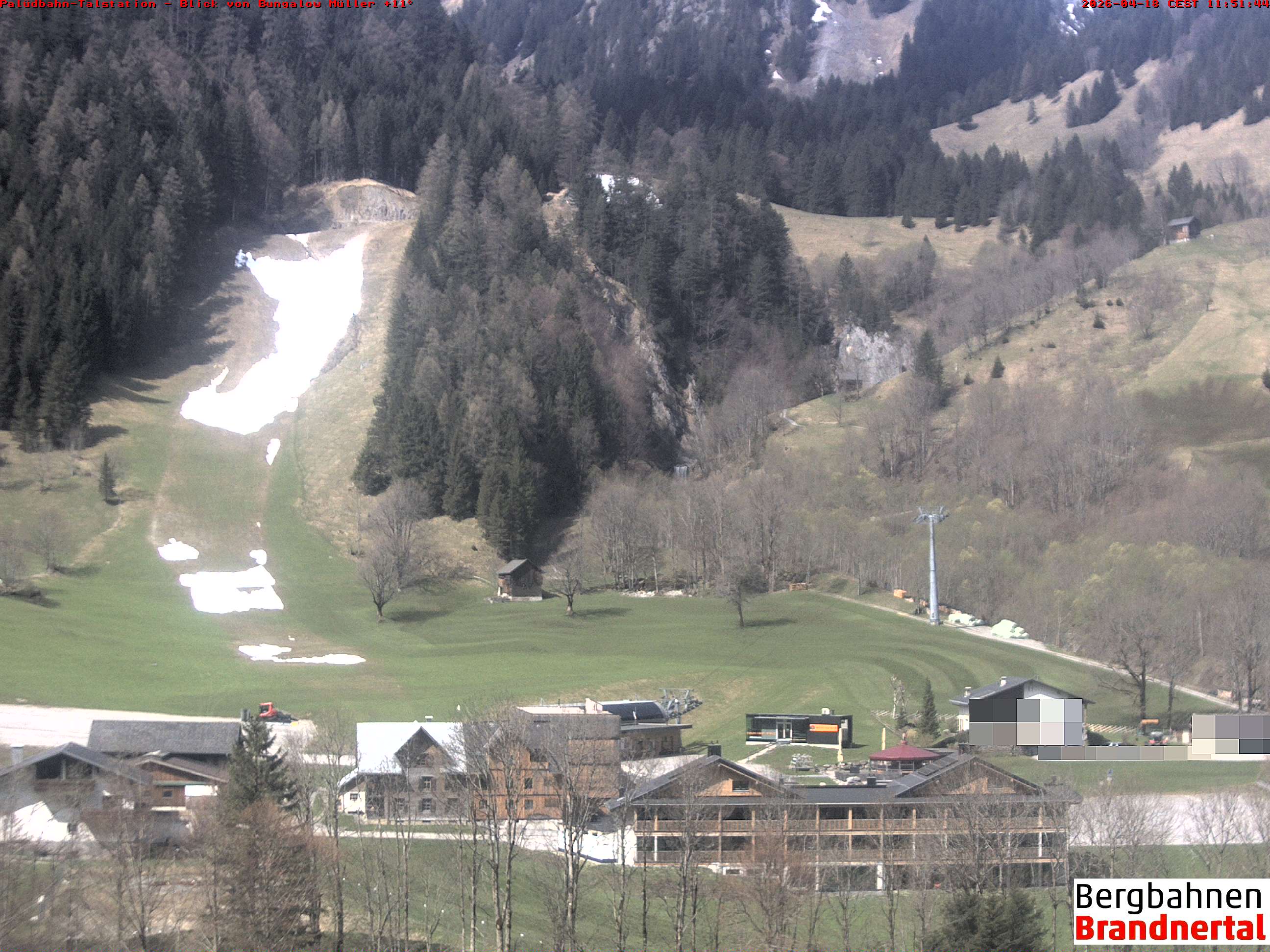 Blick auf Palüdbahn von Bungalow Müller