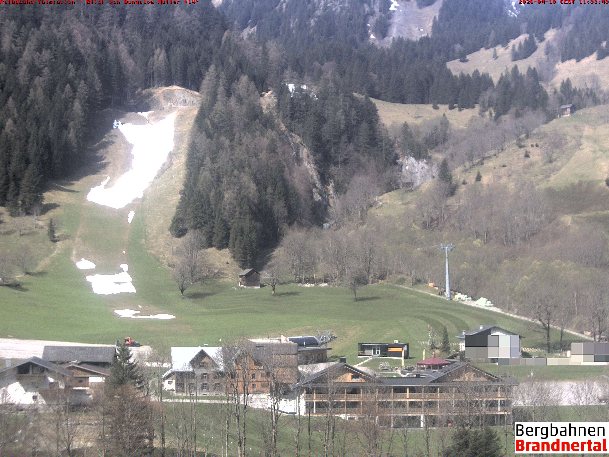 Blick auf Palüdbahn von Bungalow Müller