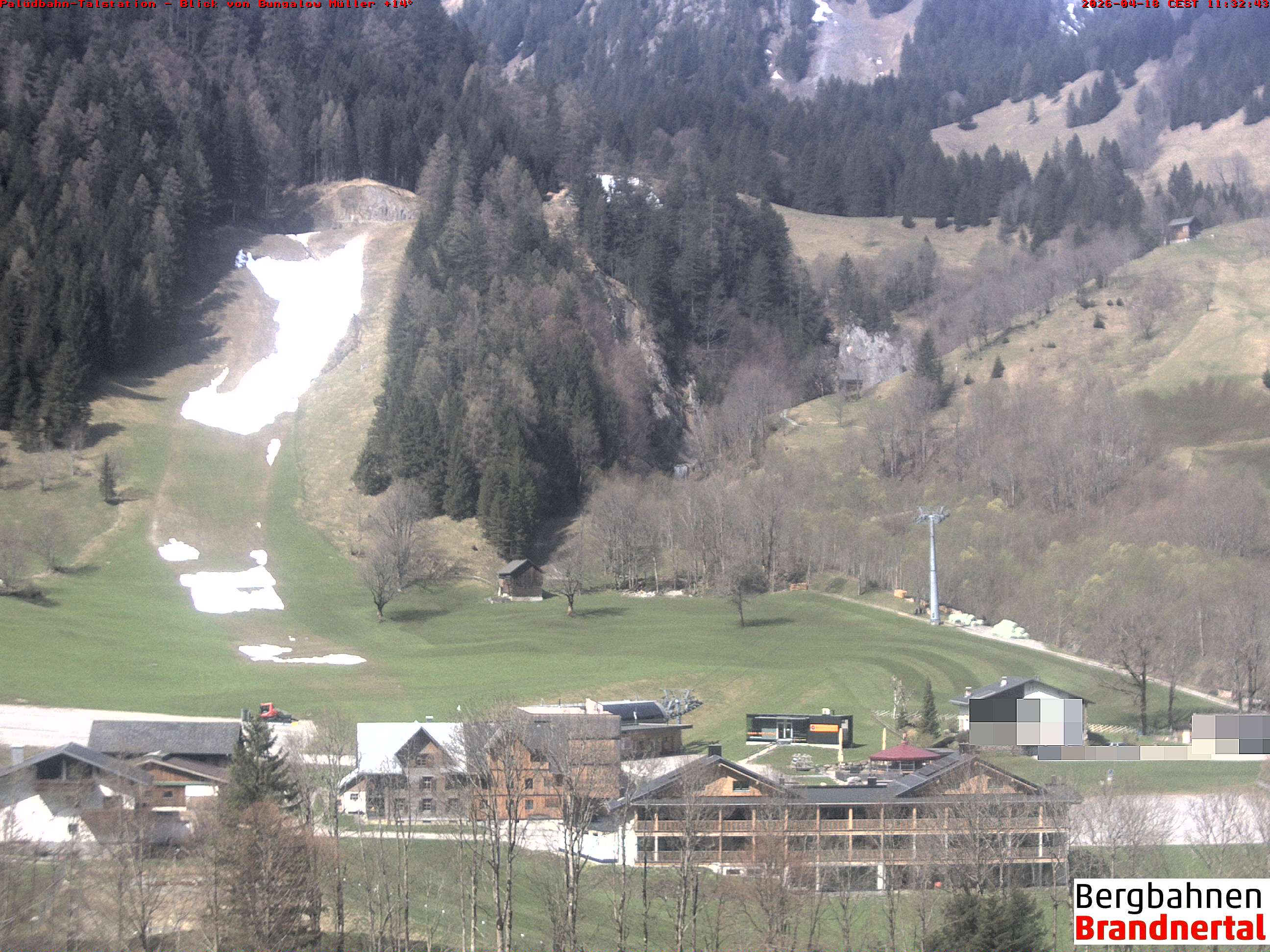 Blick auf Palüdbahn von Bungalow Müller