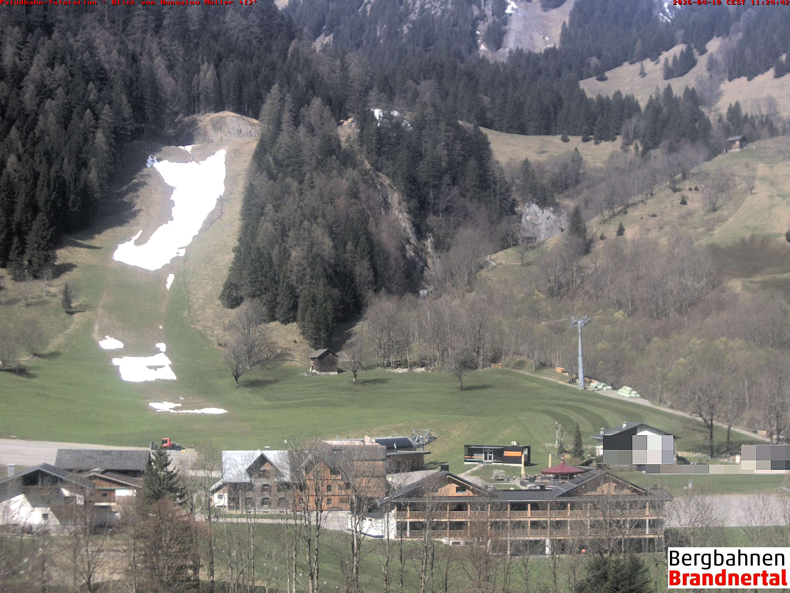 Blick auf Palüdbahn von Bungalow Müller