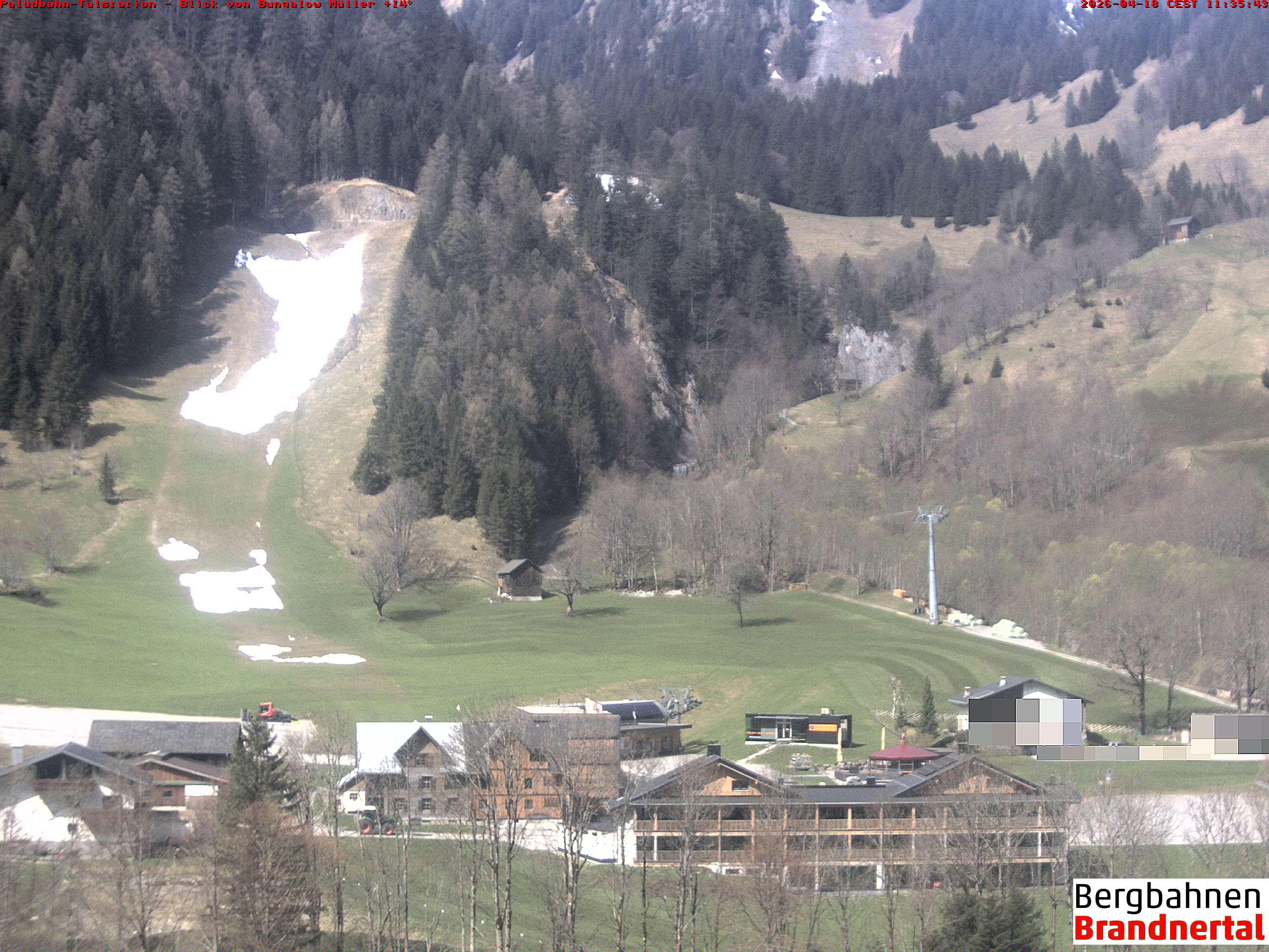 Blick auf Palüdbahn von Bungalow Müller