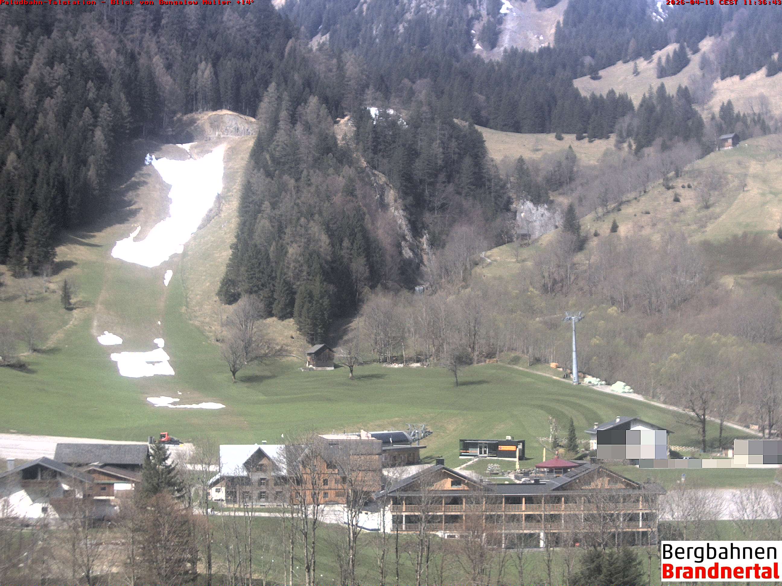 Blick auf Palüdbahn von Bungalow Müller