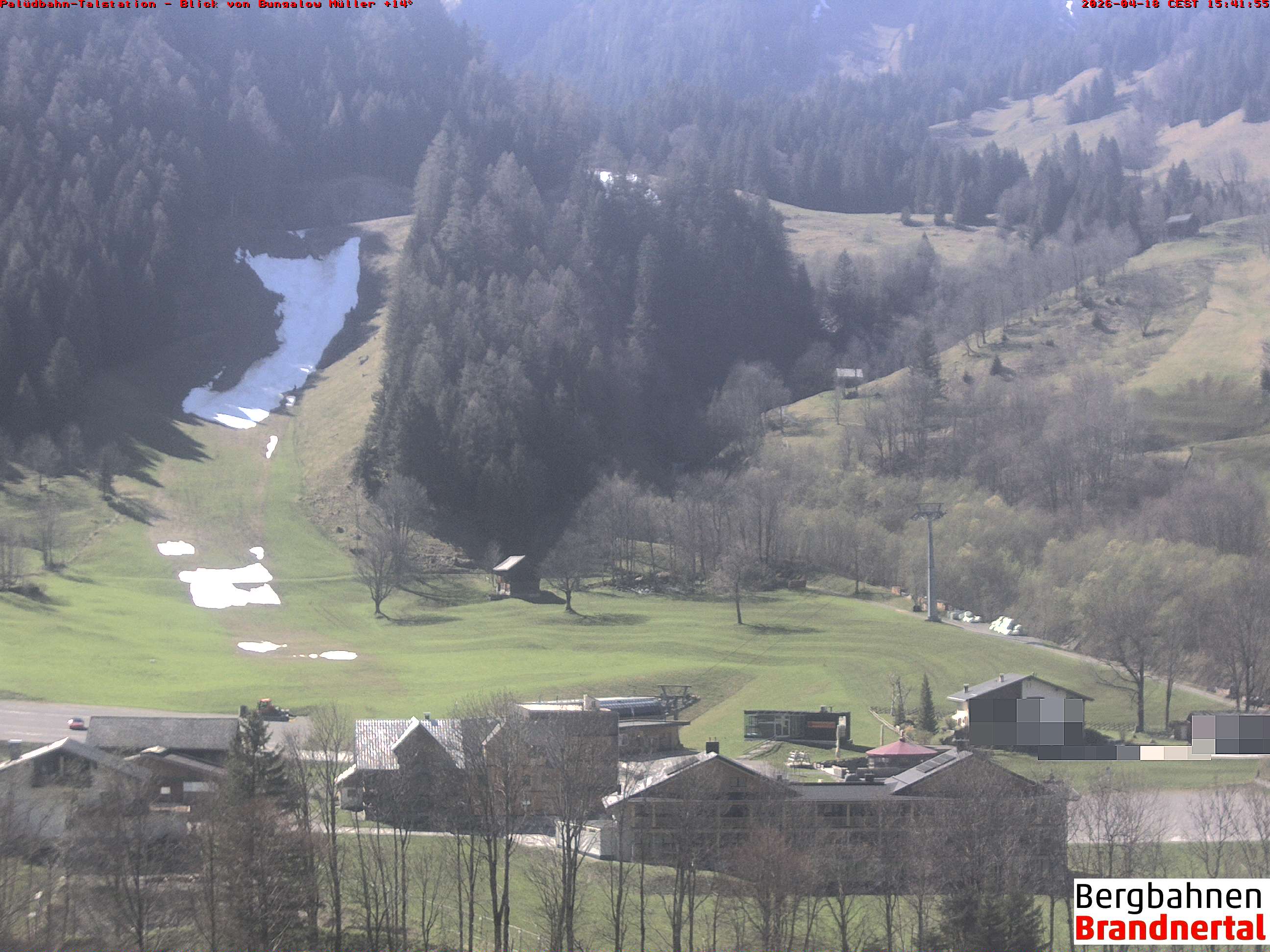 Blick auf Palüdbahn von Bungalow Müller