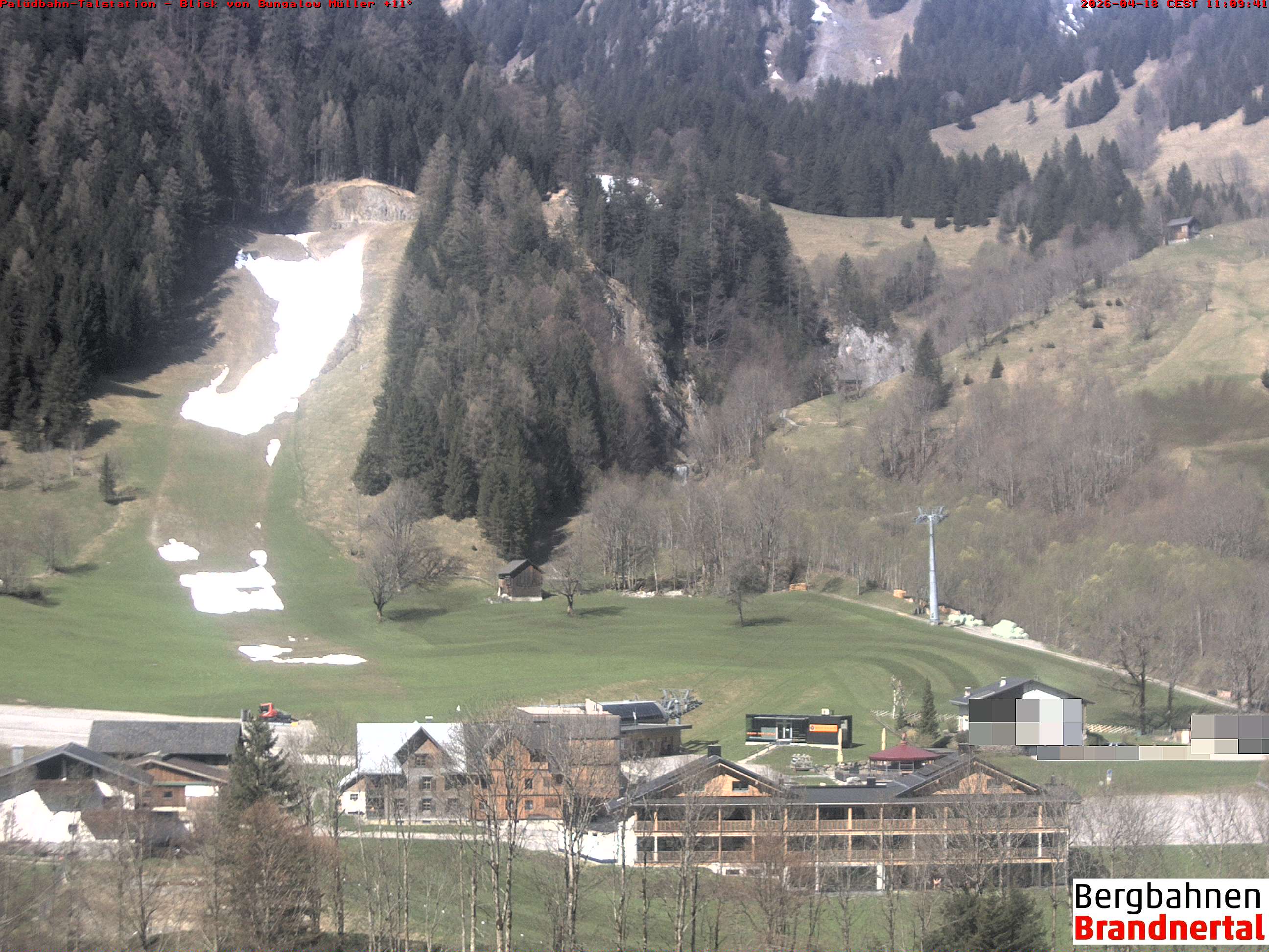 Blick auf Palüdbahn von Bungalow Müller