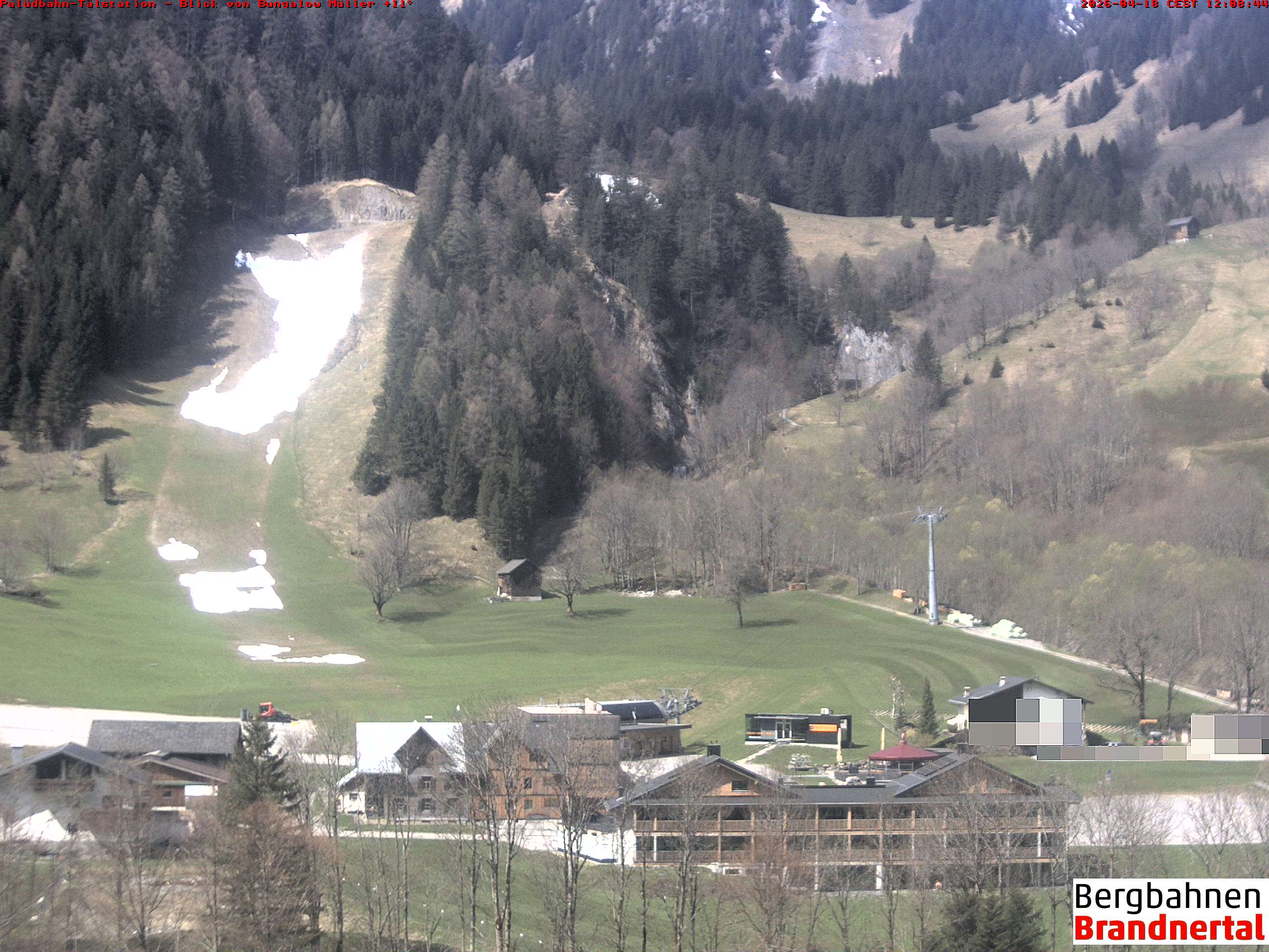 Blick auf Palüdbahn von Bungalow Müller
