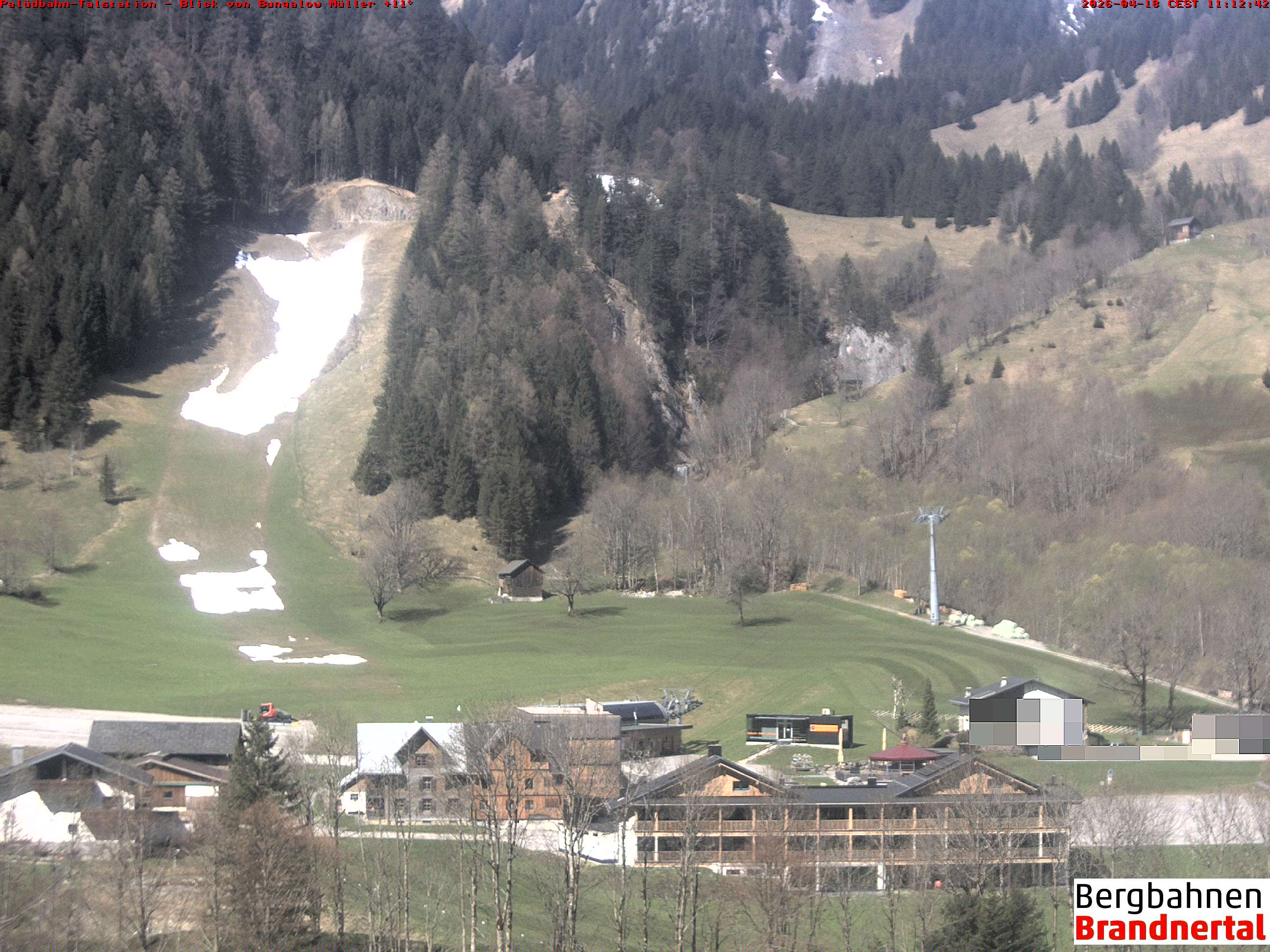 Blick auf Palüdbahn von Bungalow Müller