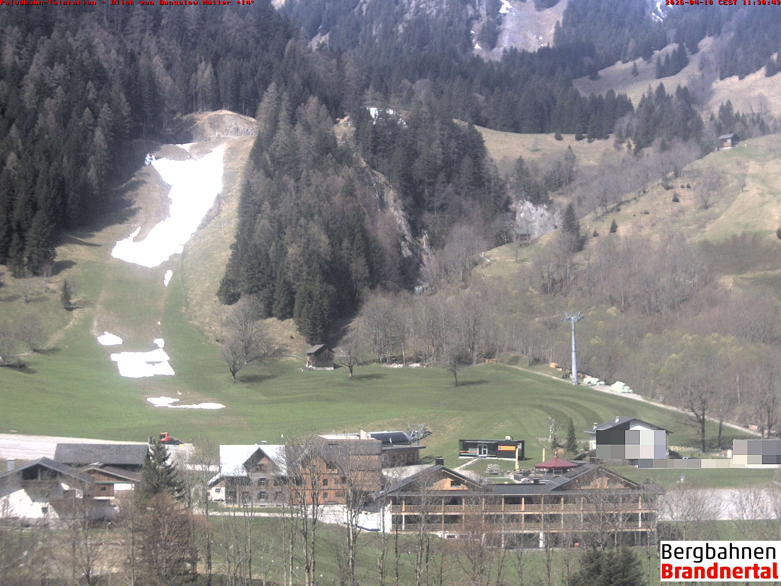 Blick auf Palüdbahn von Bungalow Müller