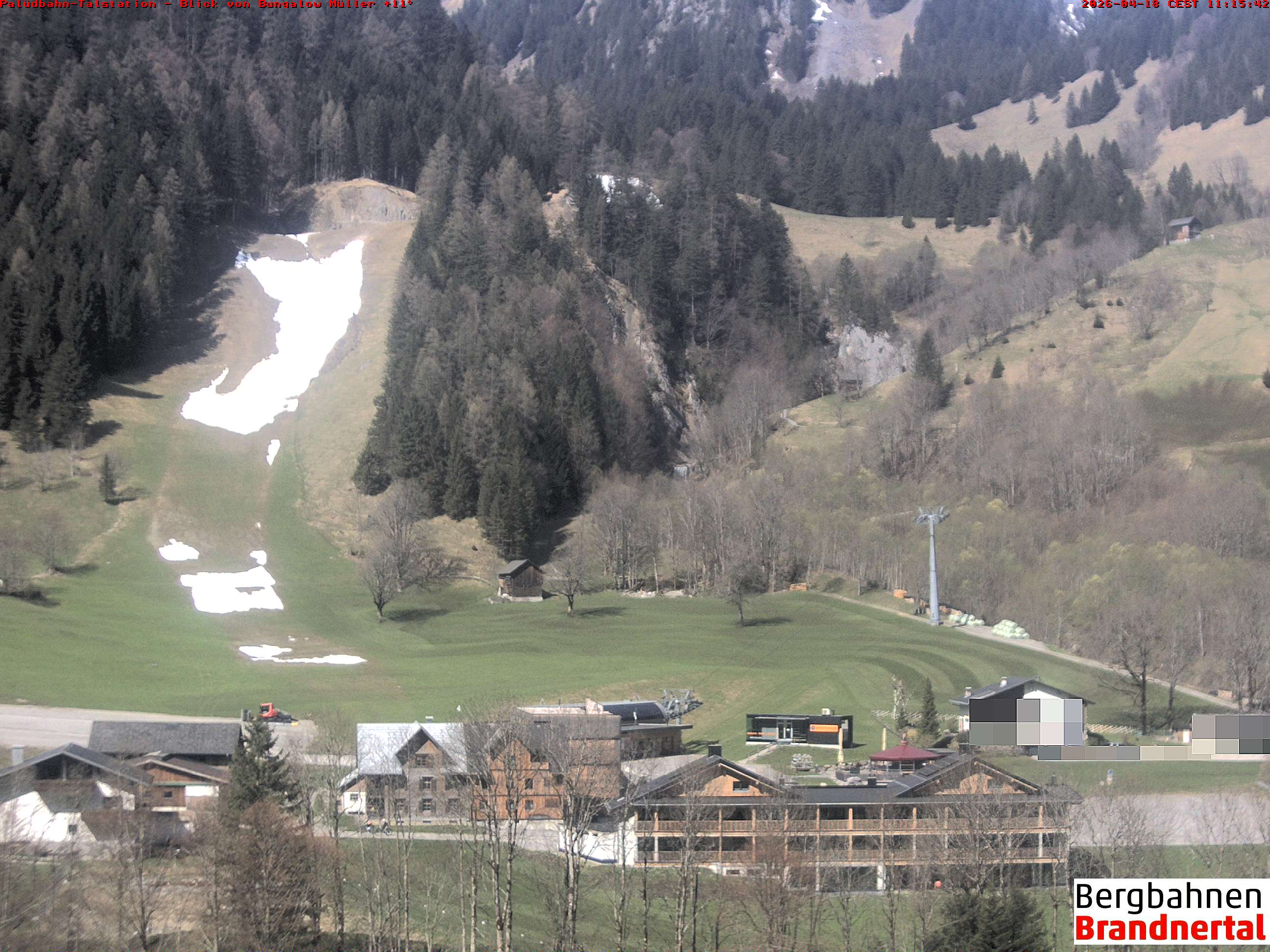 Blick auf Palüdbahn von Bungalow Müller
