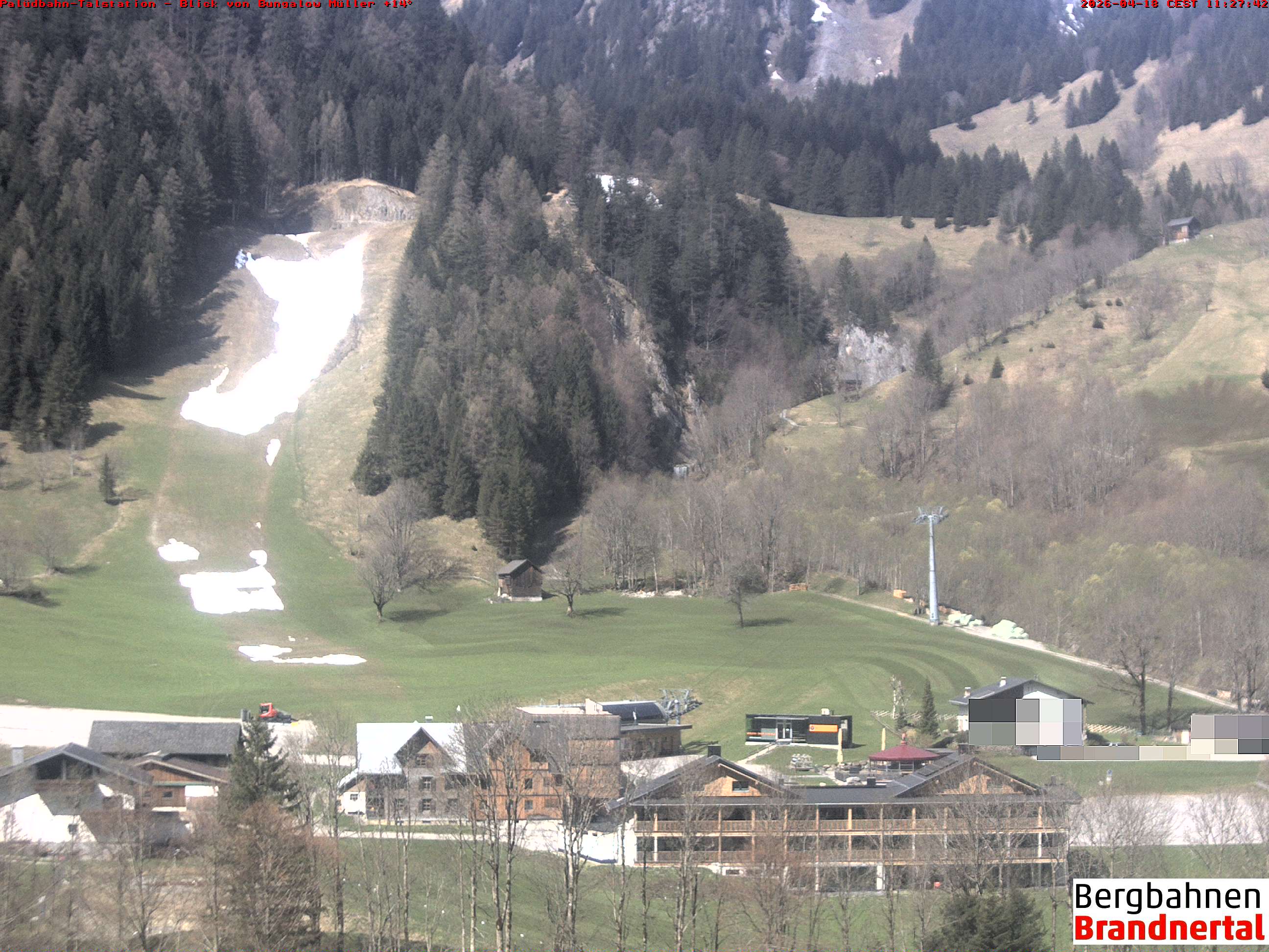 Blick auf Palüdbahn von Bungalow Müller