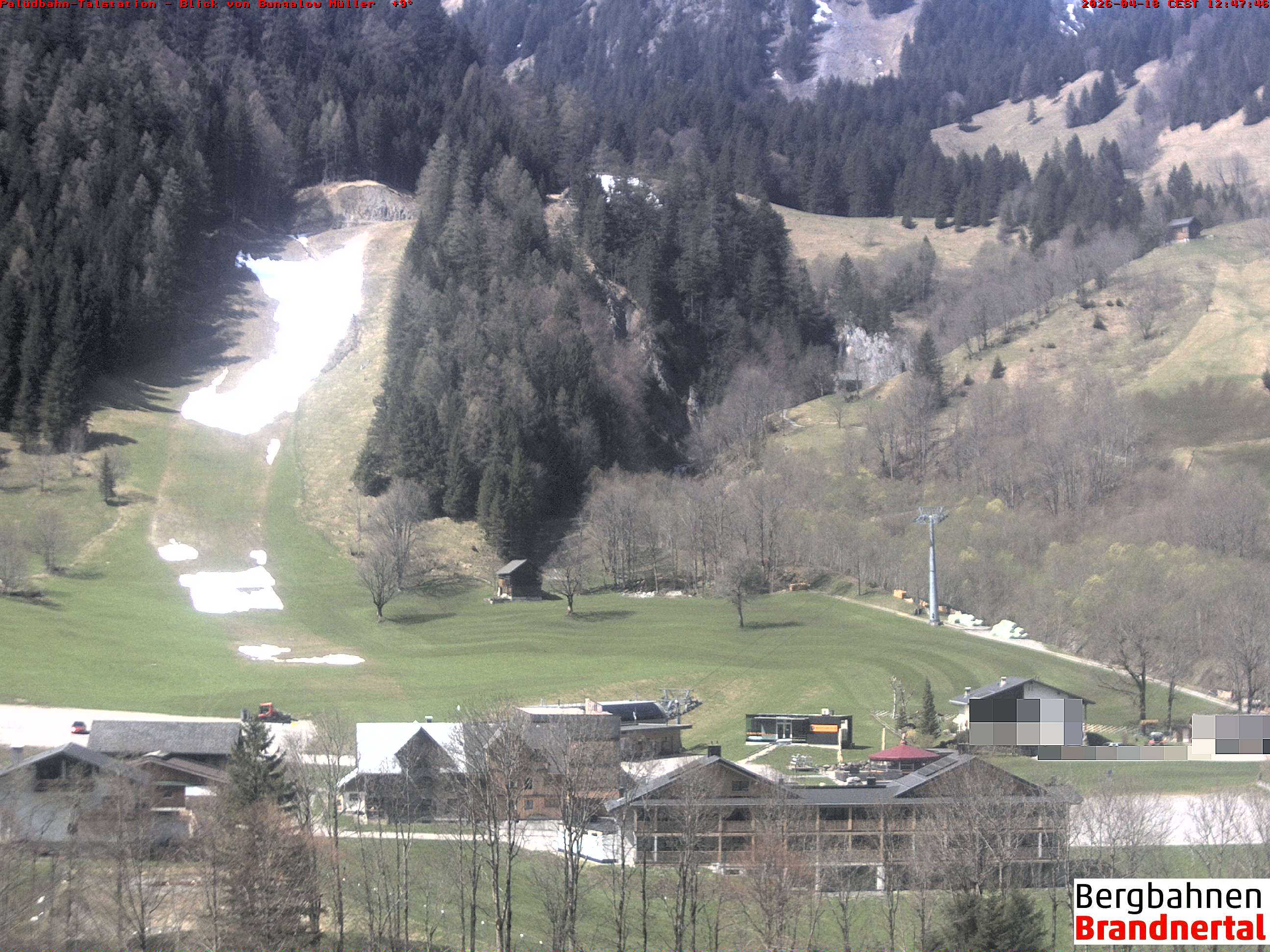 Blick auf Palüdbahn von Bungalow Müller