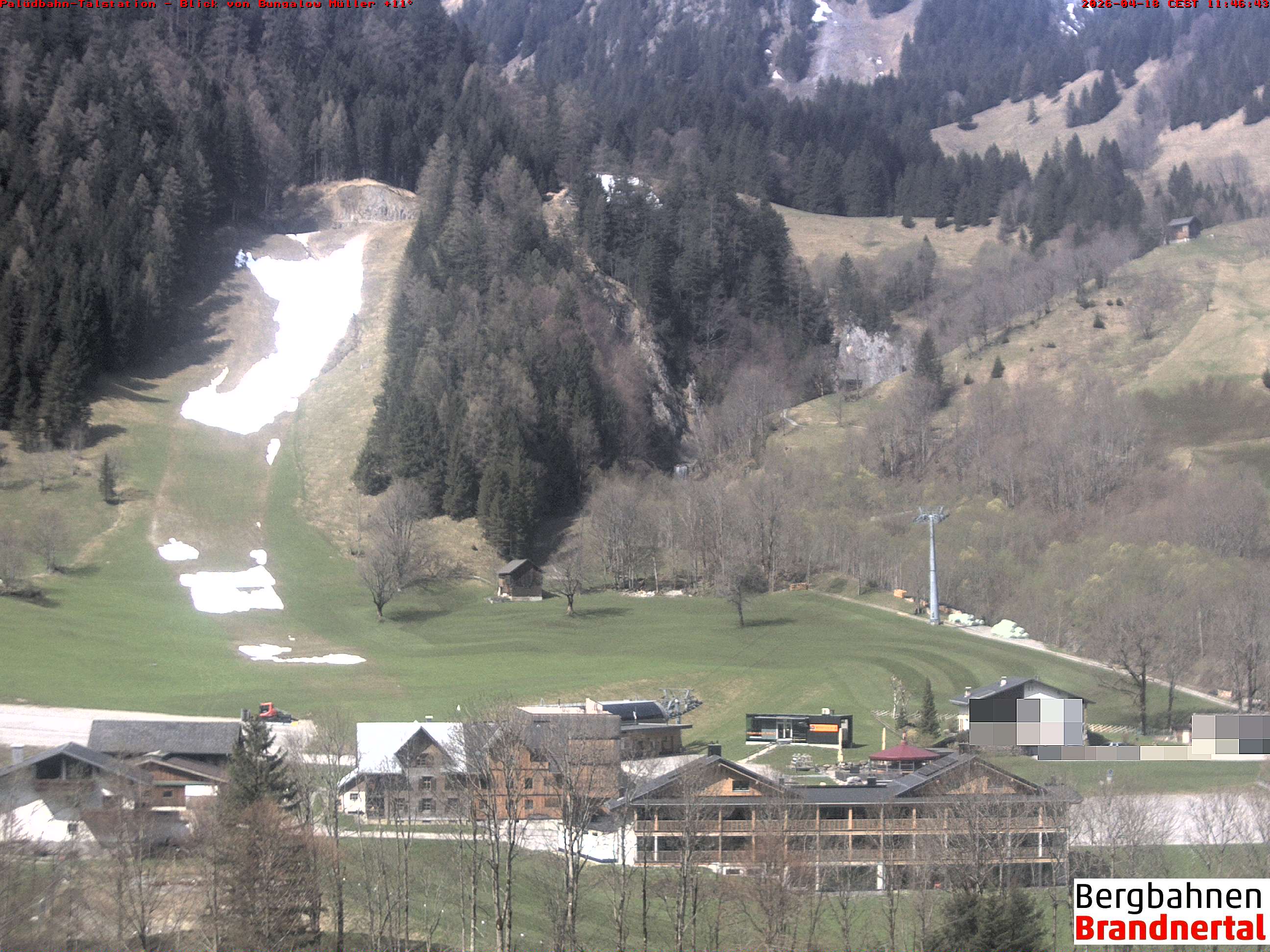 Blick auf Palüdbahn von Bungalow Müller