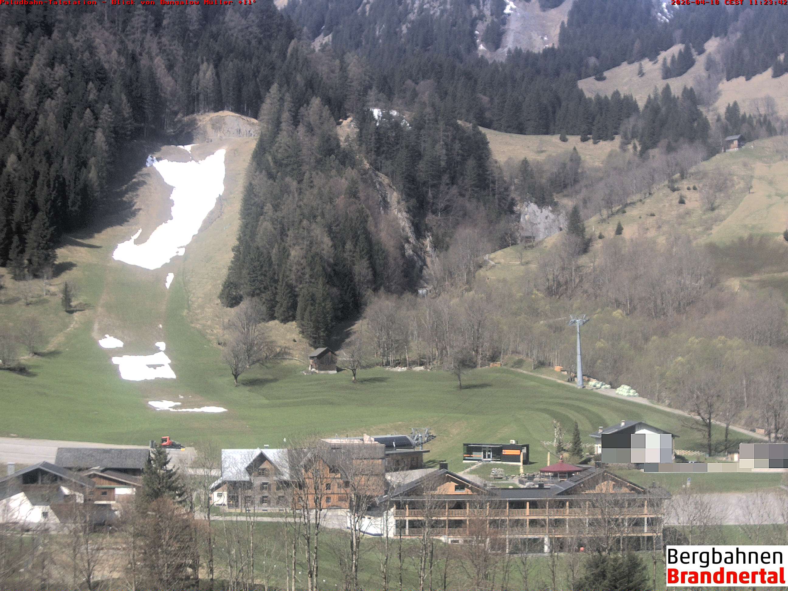 Blick auf Palüdbahn von Bungalow Müller