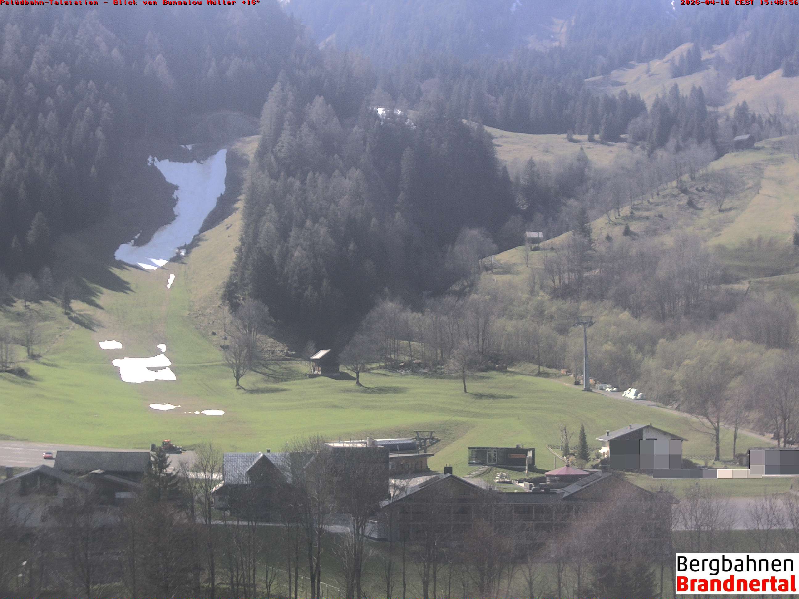 Blick auf Palüdbahn von Bungalow Müller