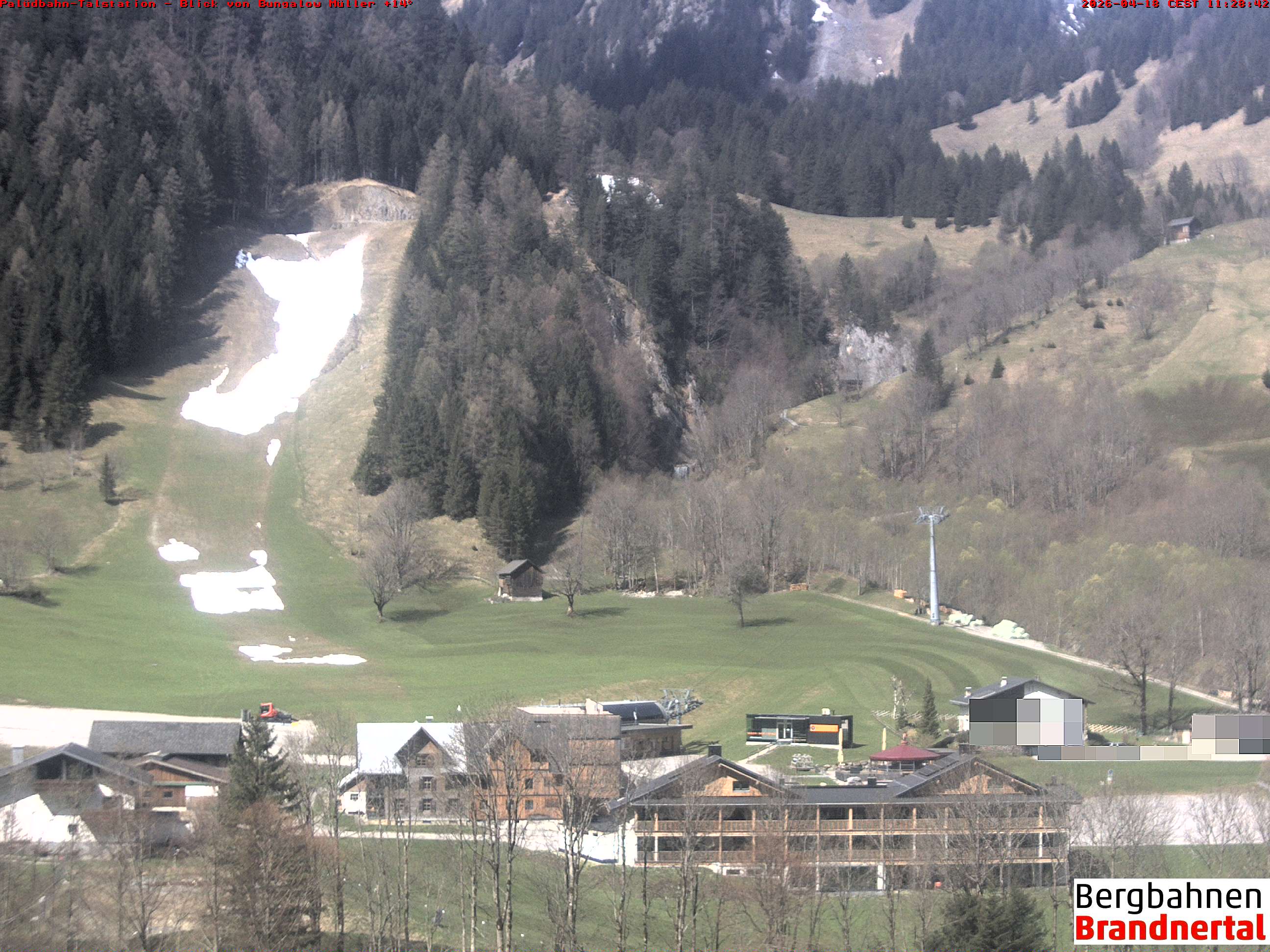 Blick auf Palüdbahn von Bungalow Müller