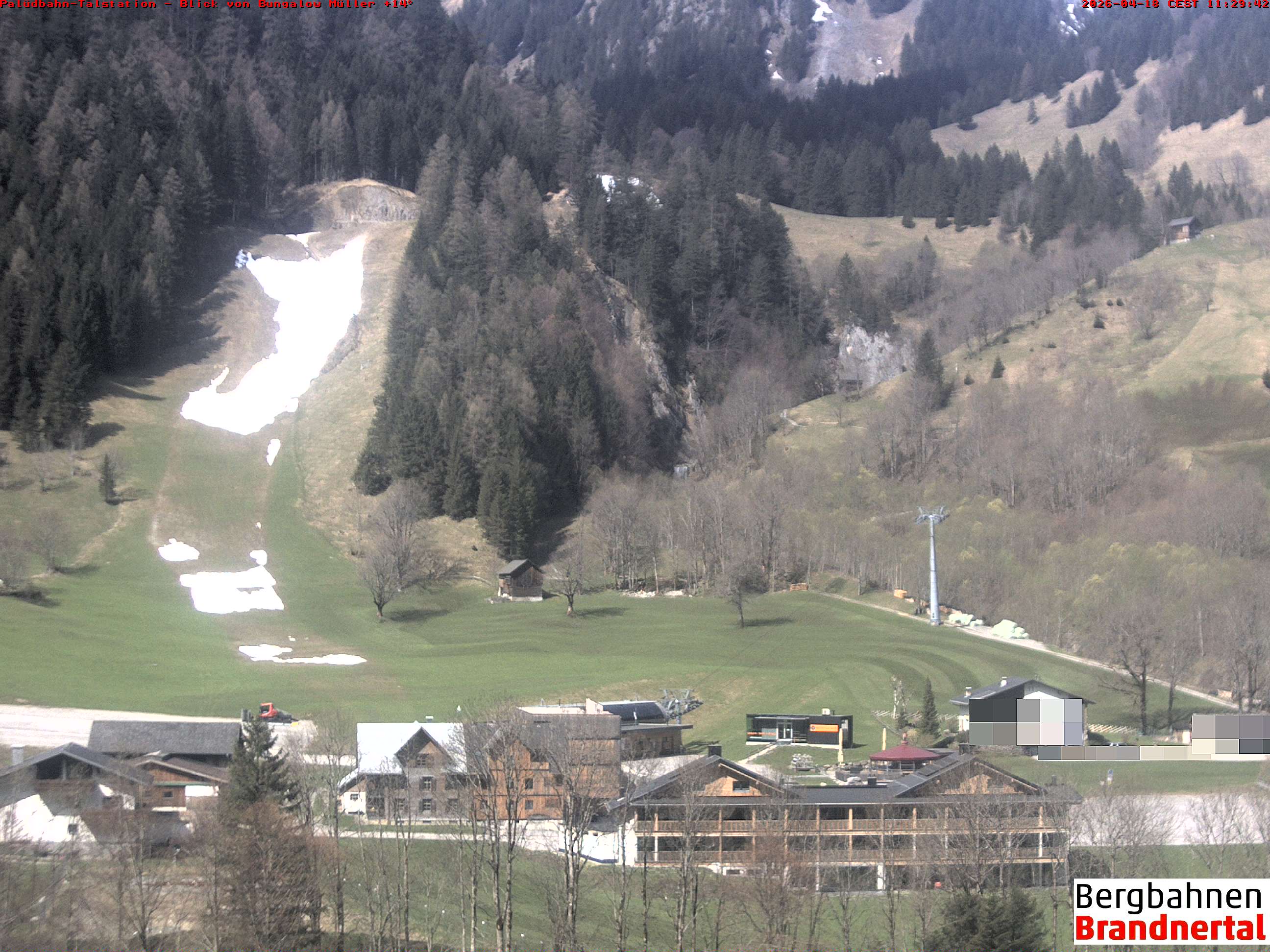 Blick auf Palüdbahn von Bungalow Müller