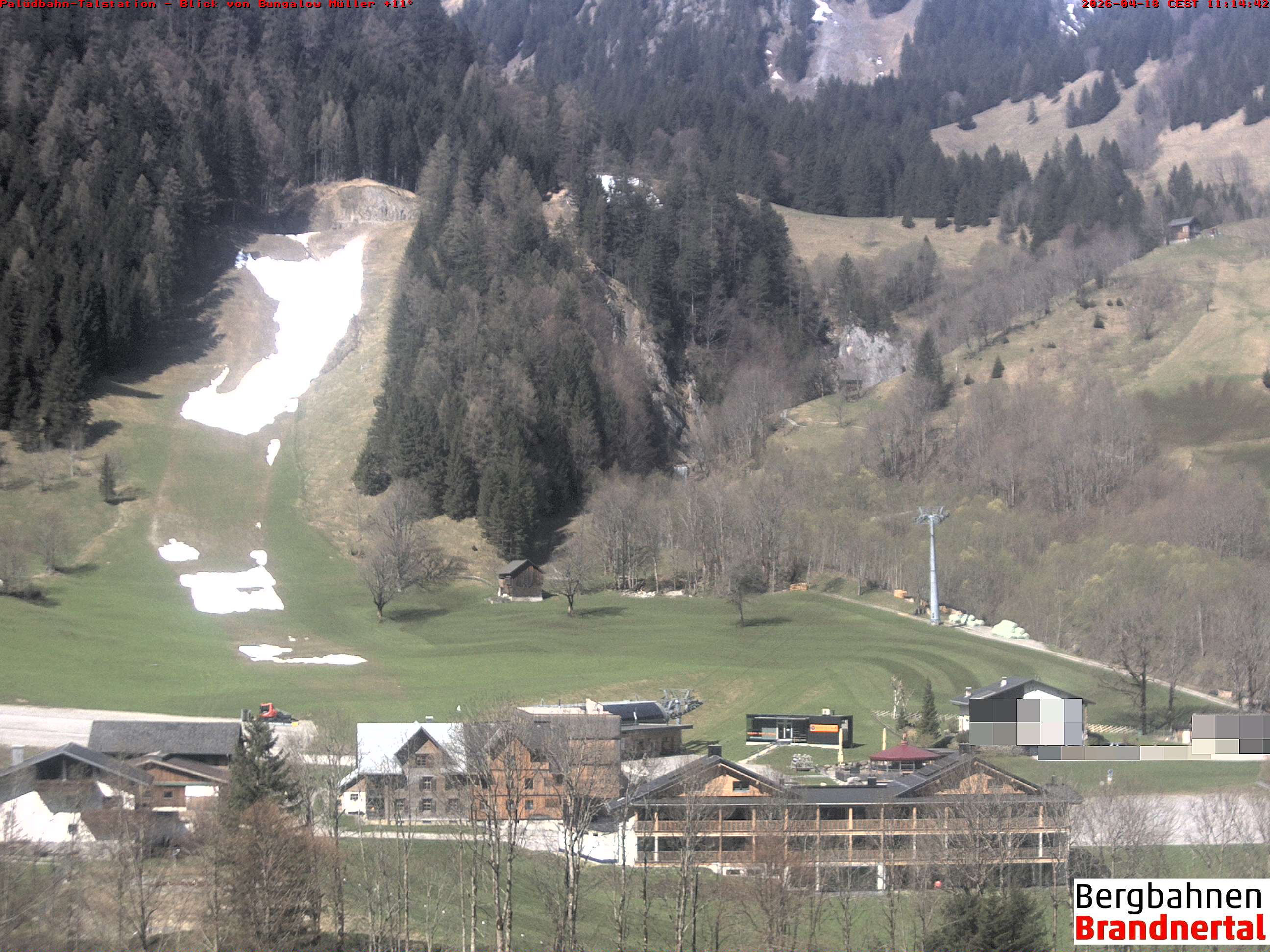 Blick auf Palüdbahn von Bungalow Müller