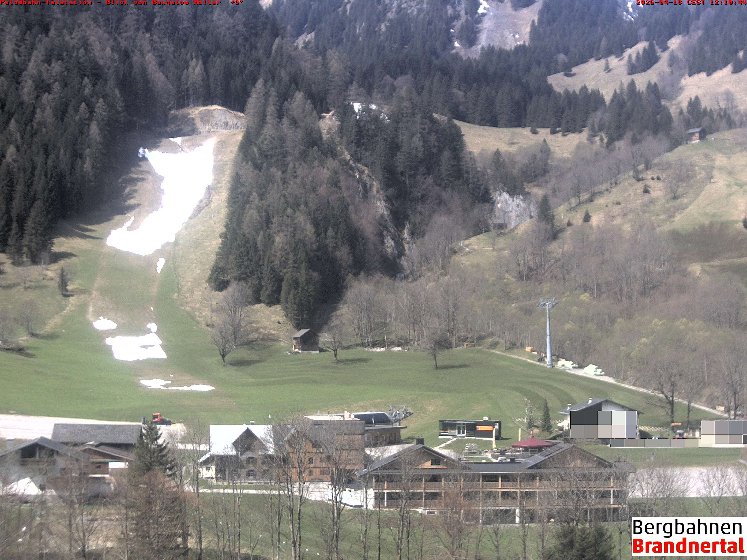 Blick auf Palüdbahn von Bungalow Müller