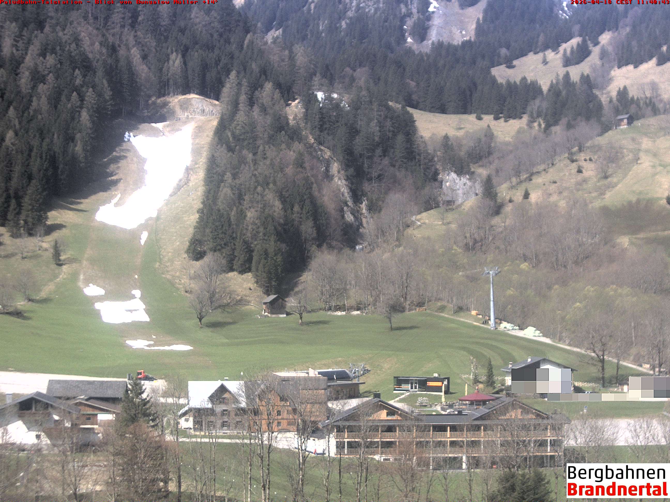 Blick auf Palüdbahn von Bungalow Müller