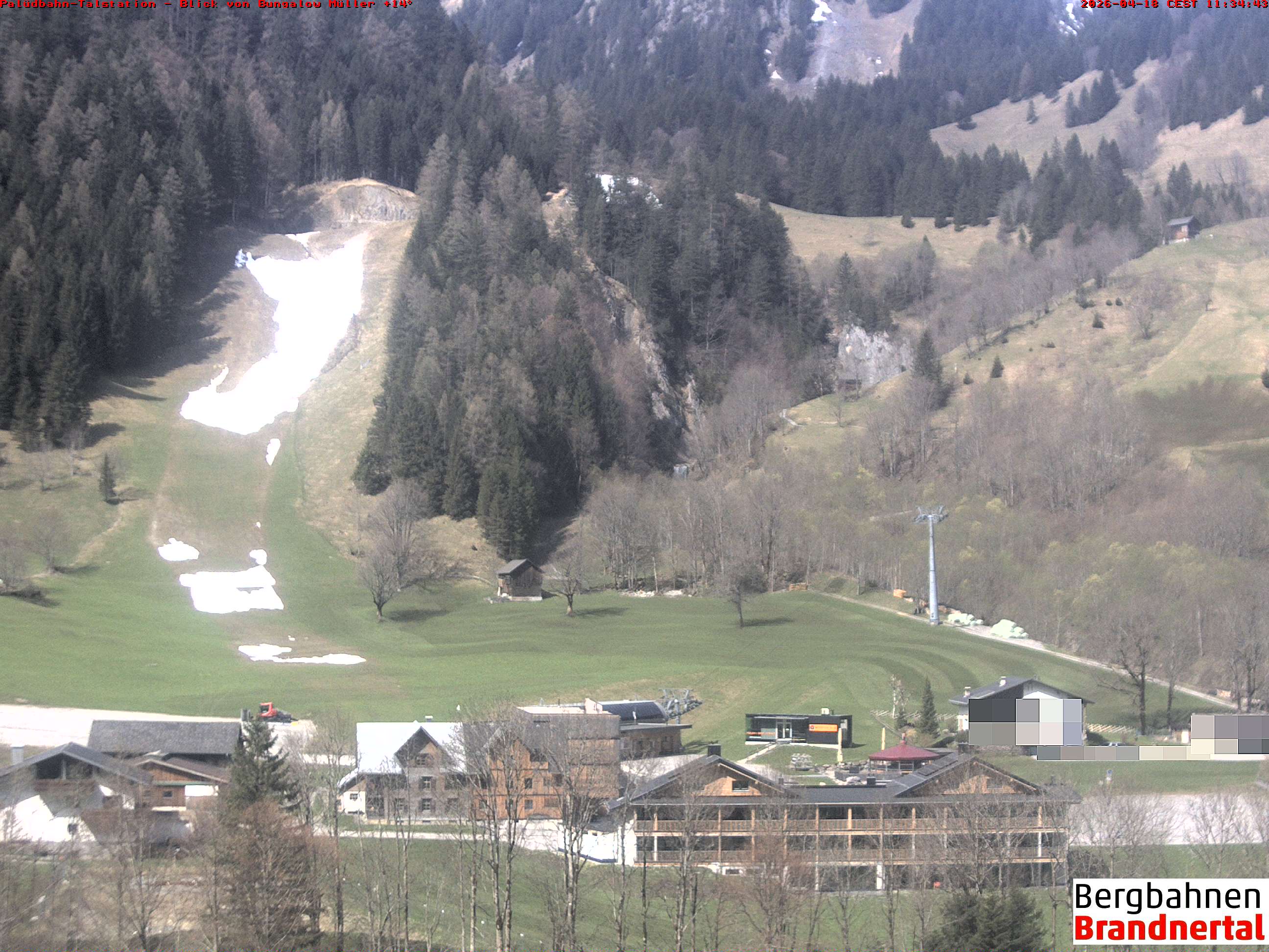 Blick auf Palüdbahn von Bungalow Müller