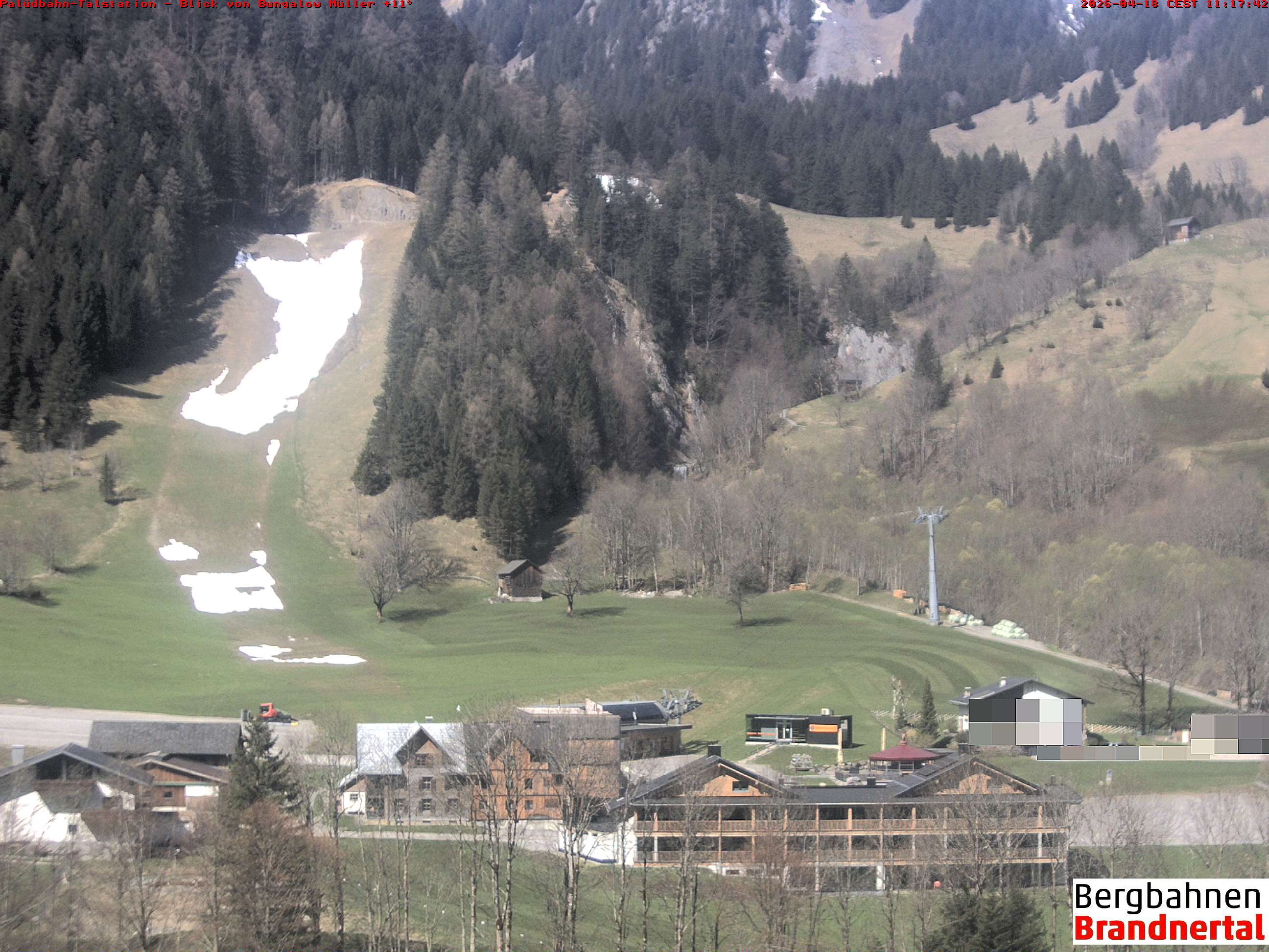 Blick auf Palüdbahn von Bungalow Müller