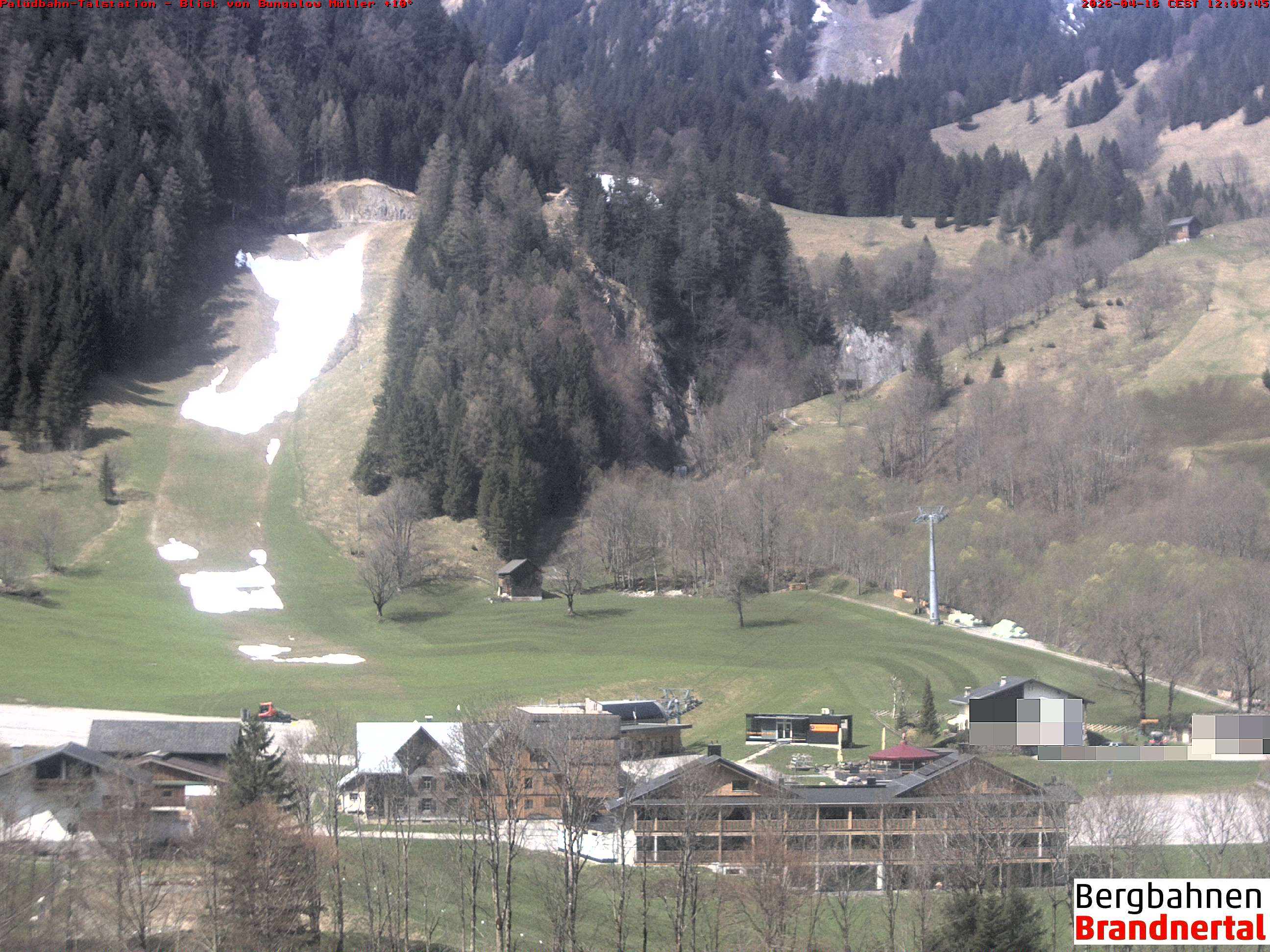Blick auf Palüdbahn von Bungalow Müller