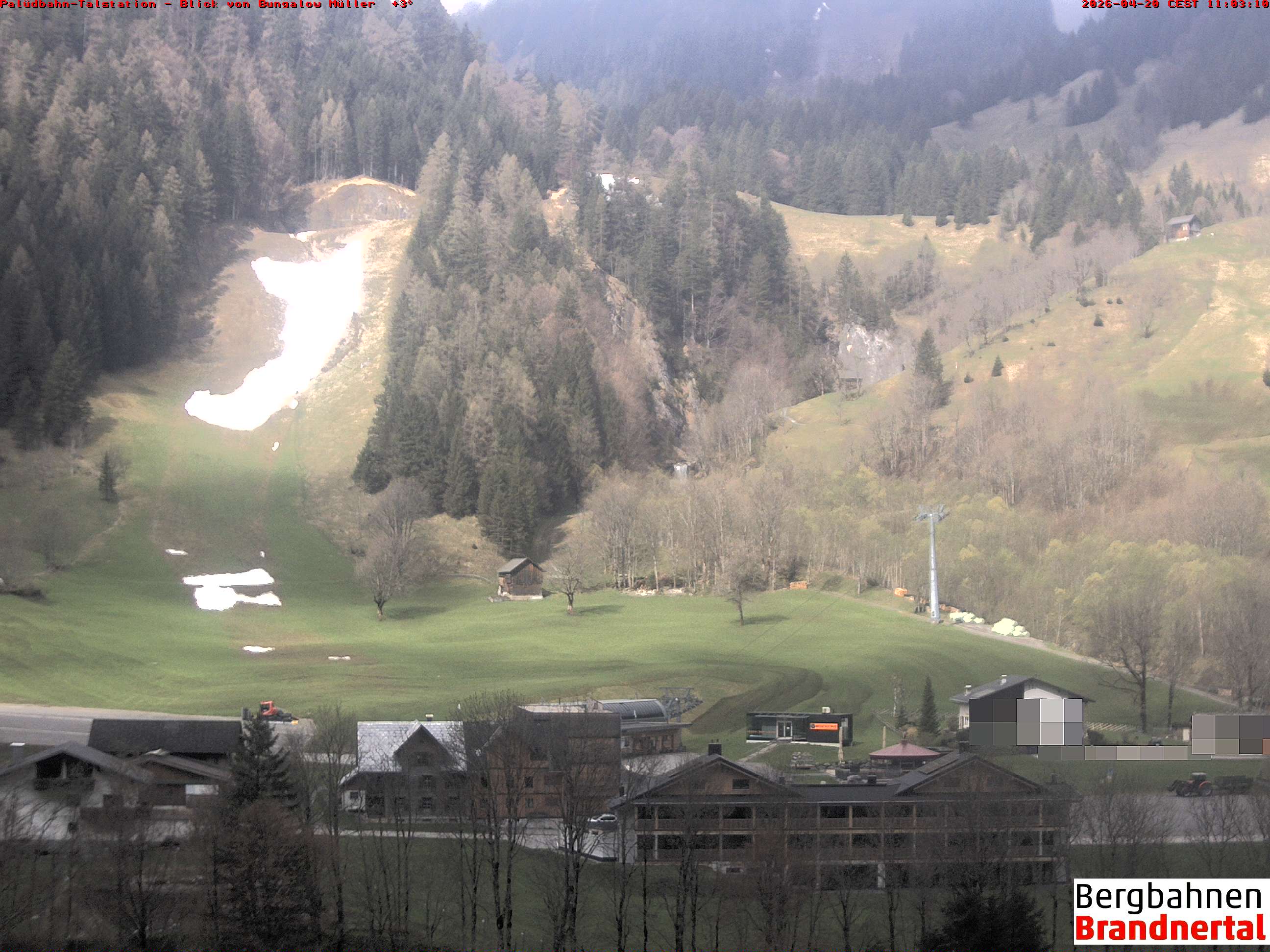 Blick auf Palüdbahn von Bungalow Müller