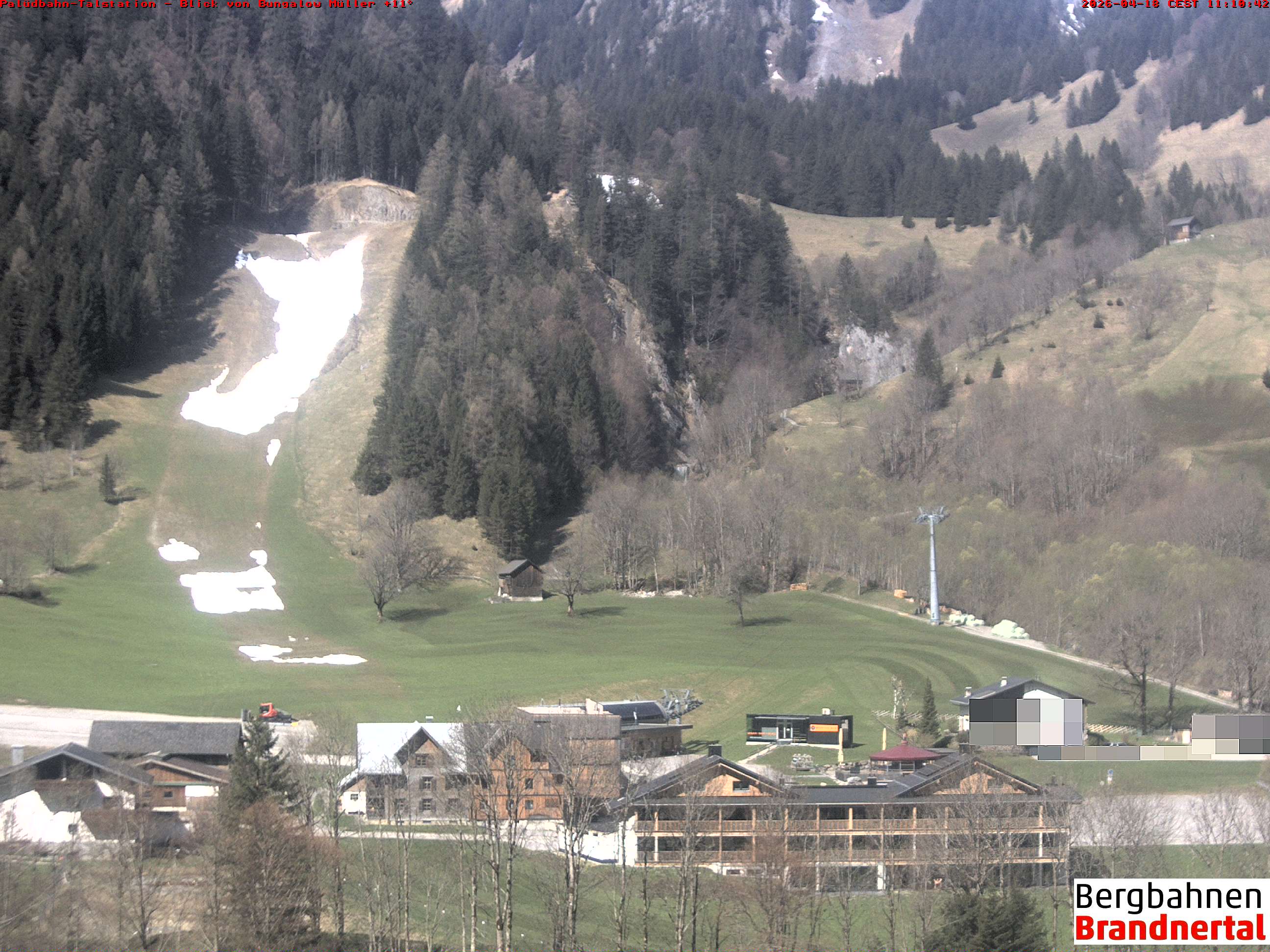 Blick auf Palüdbahn von Bungalow Müller