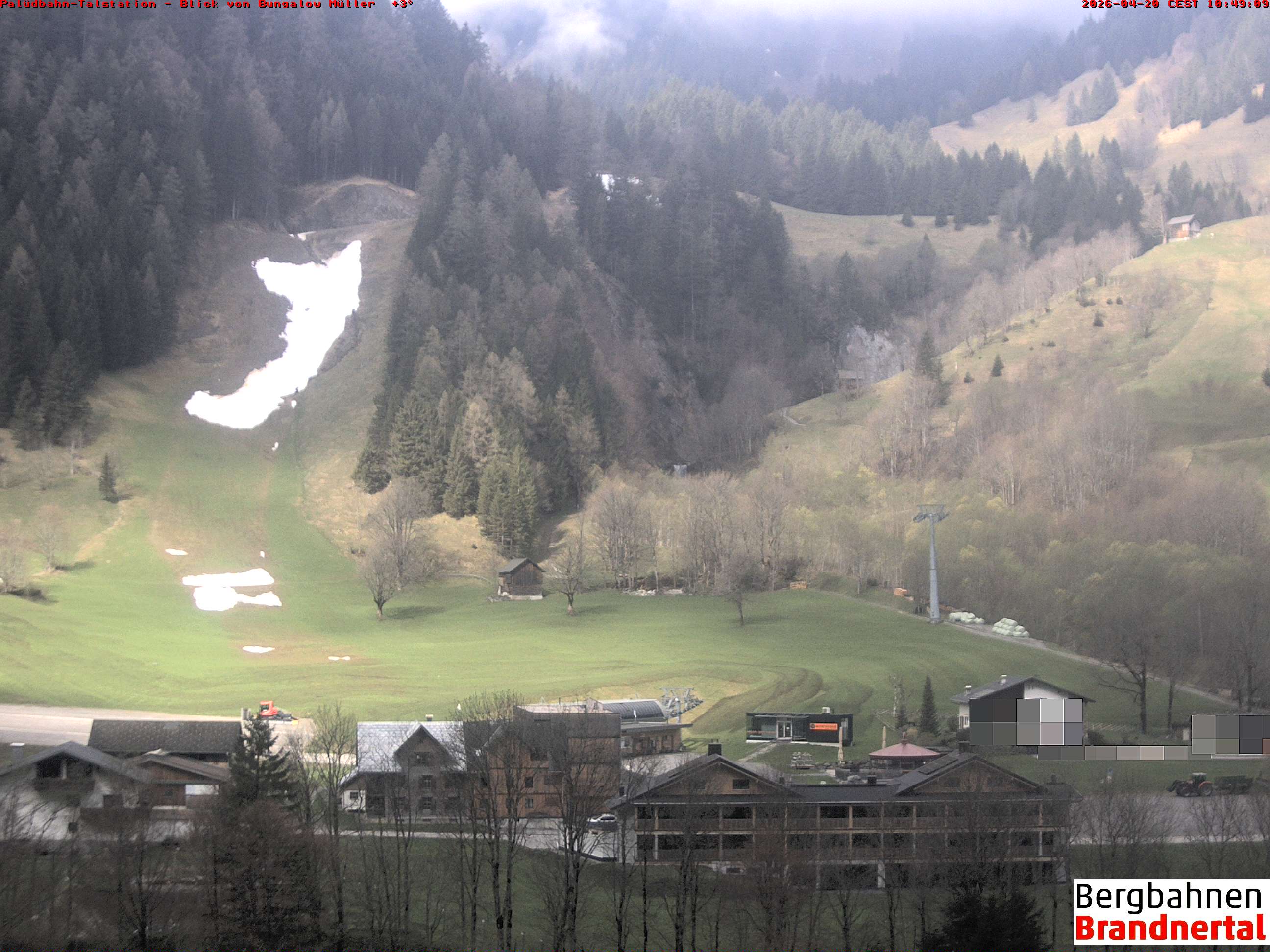 Blick auf Palüdbahn von Bungalow Müller