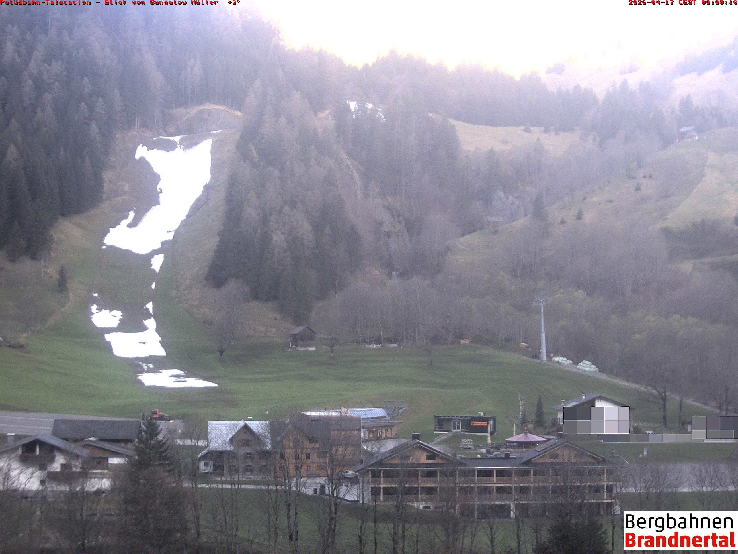 Blick auf Palüdbahn von Bungalow Müller