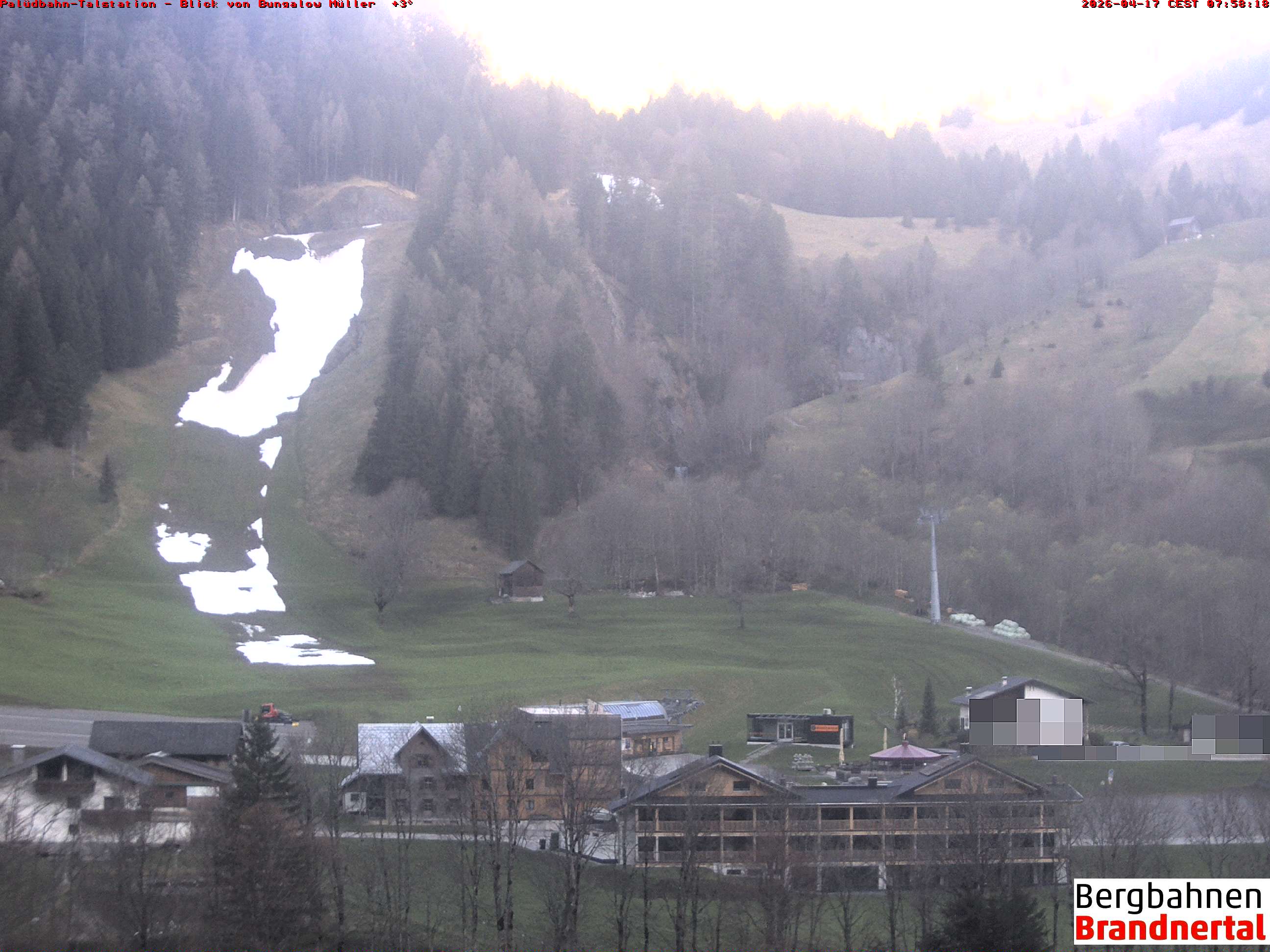 Blick auf Palüdbahn von Bungalow Müller