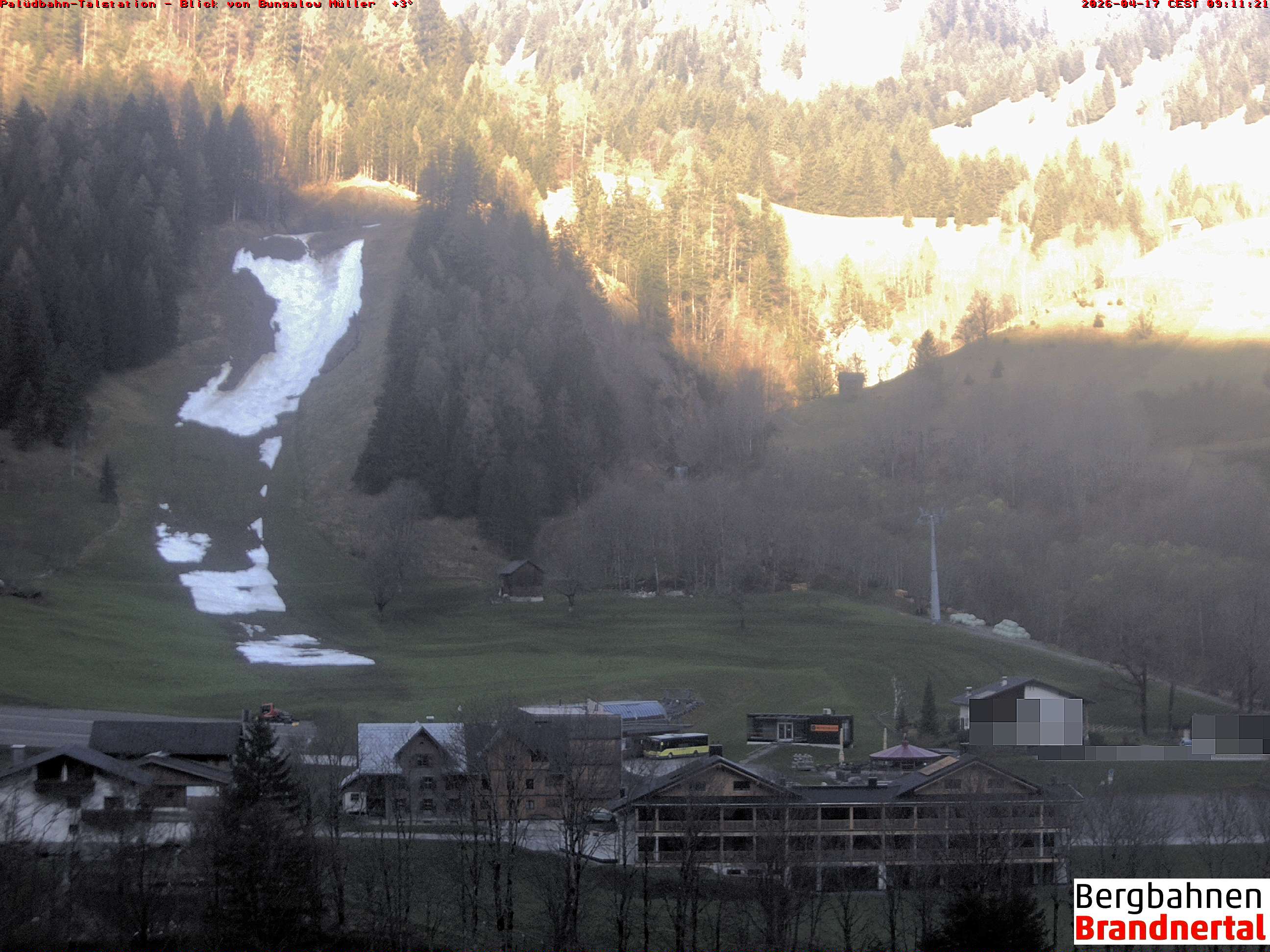 Blick auf Palüdbahn von Bungalow Müller