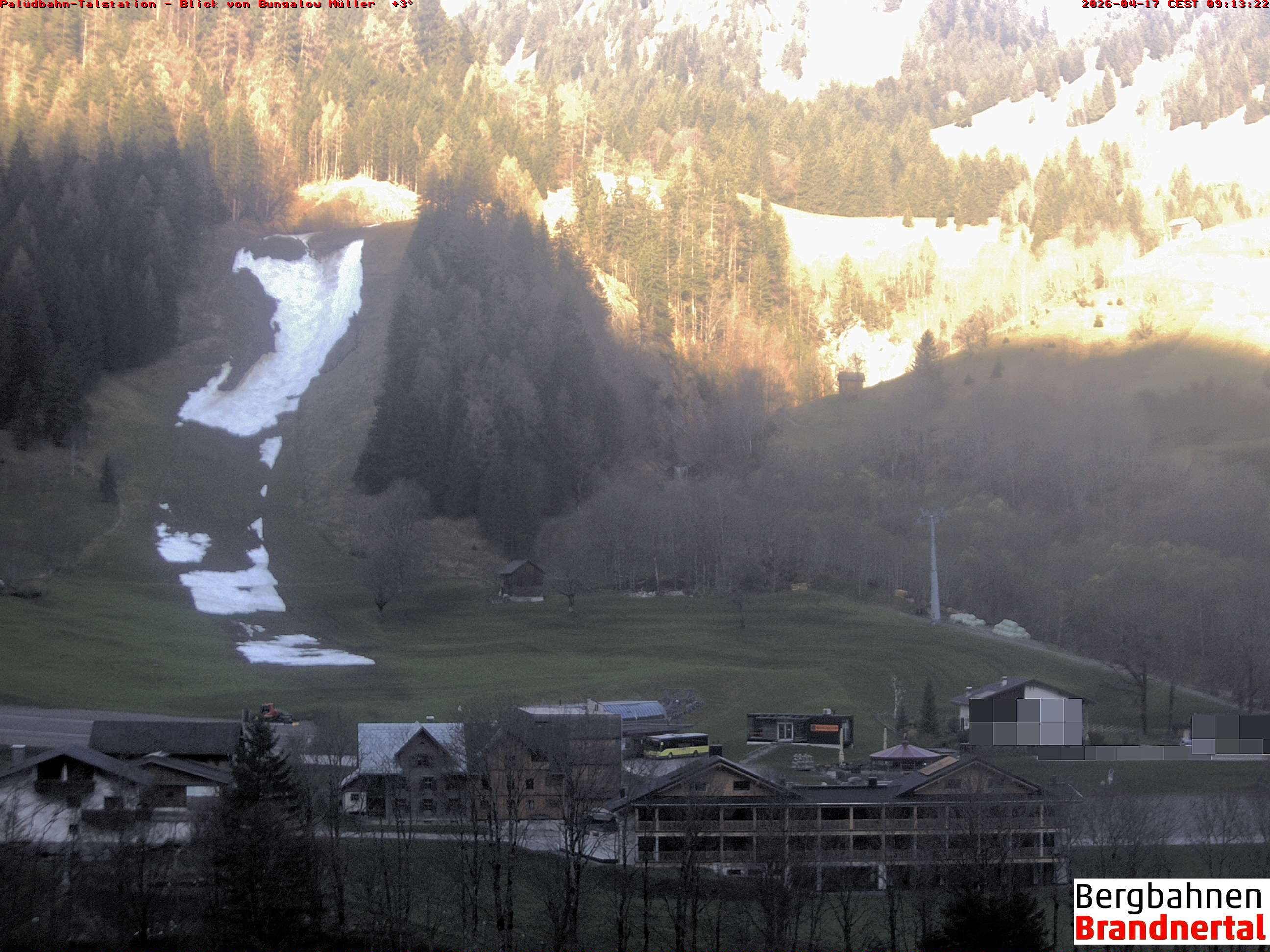Blick auf Palüdbahn von Bungalow Müller