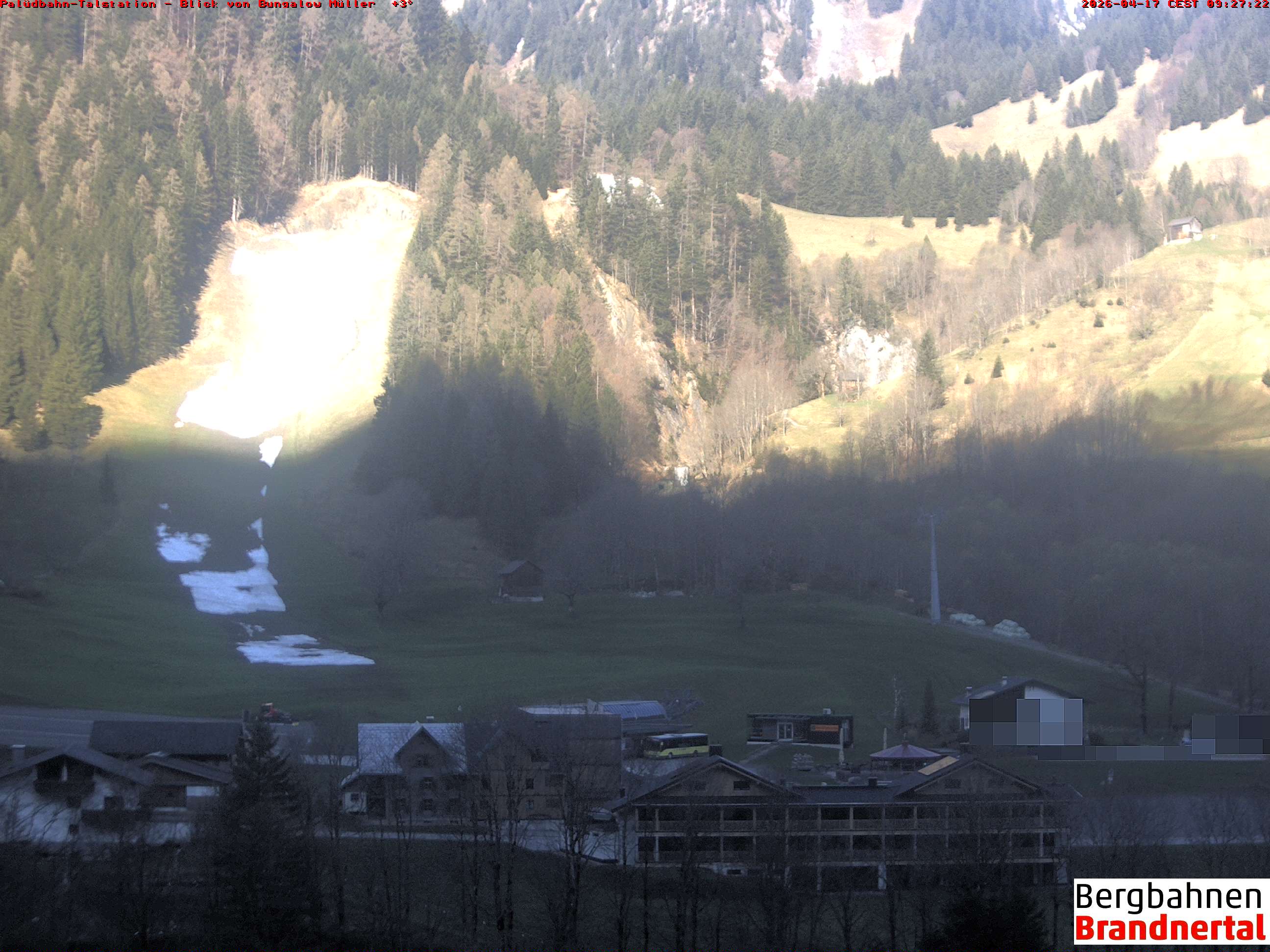 Blick auf Palüdbahn von Bungalow Müller
