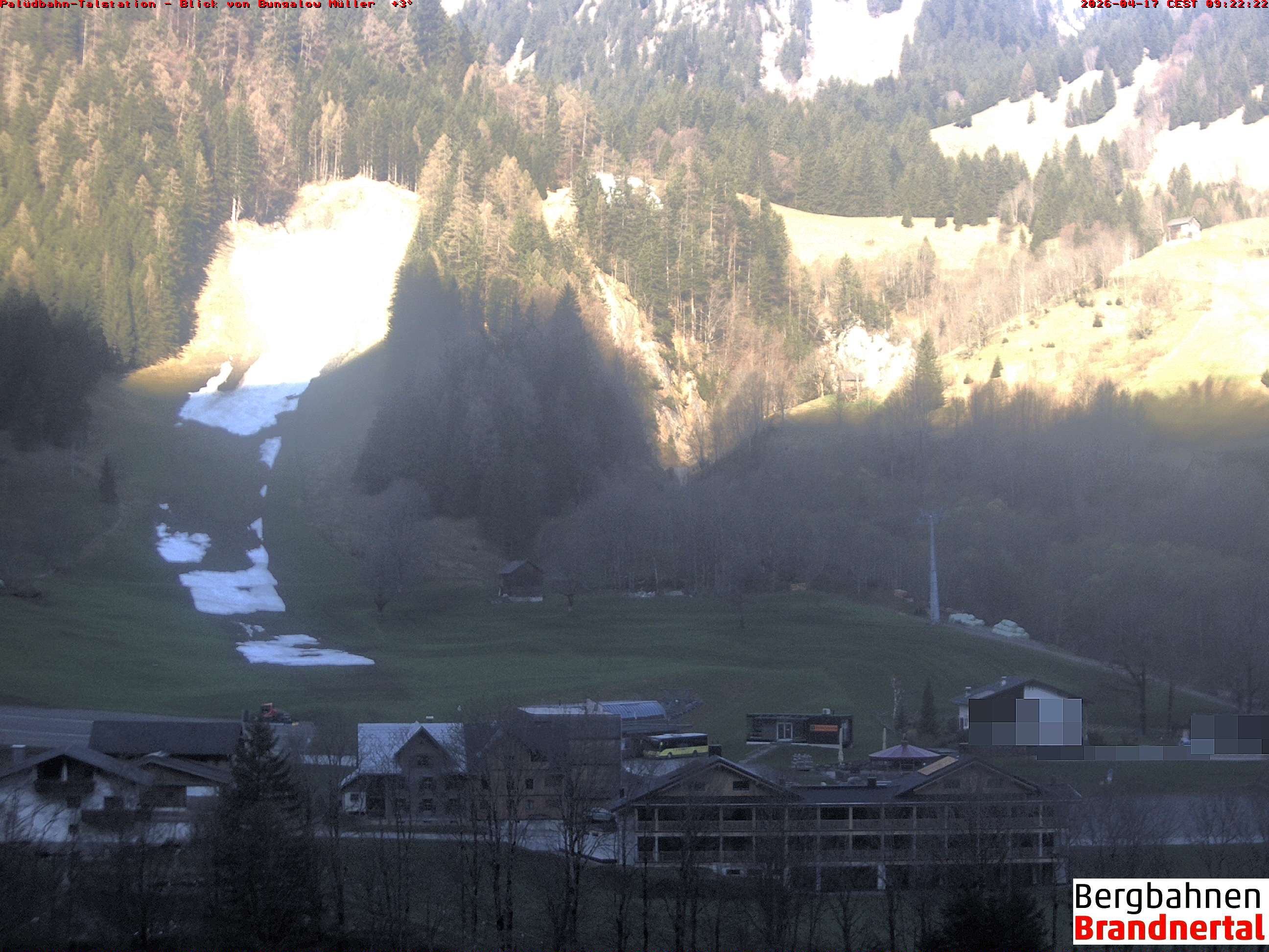 Blick auf Palüdbahn von Bungalow Müller