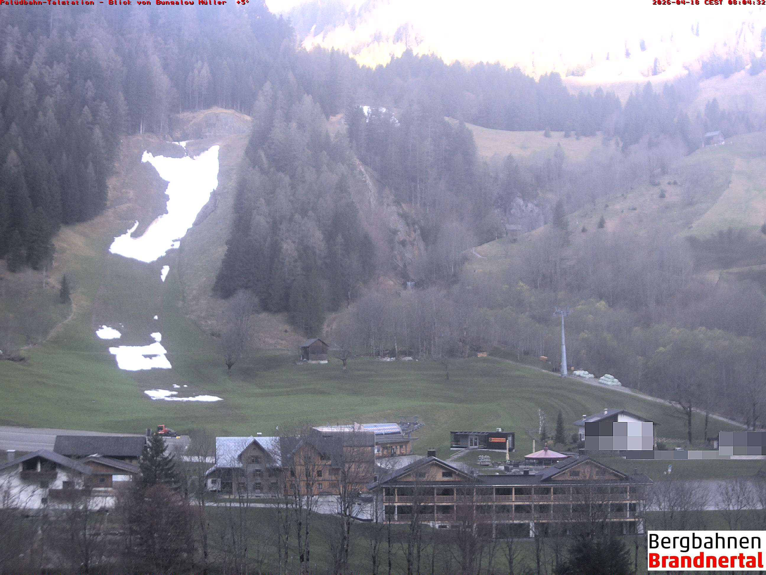 Blick auf Palüdbahn von Bungalow Müller