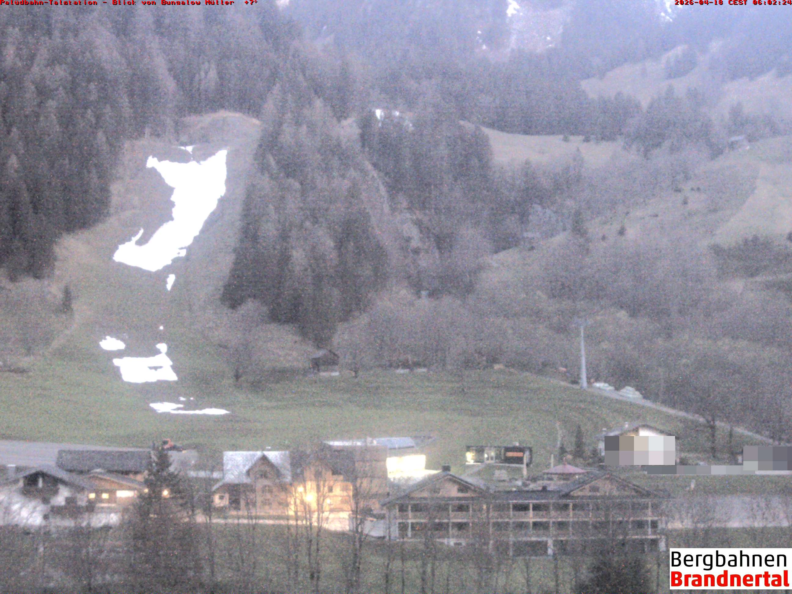 Blick auf Palüdbahn von Bungalow Müller