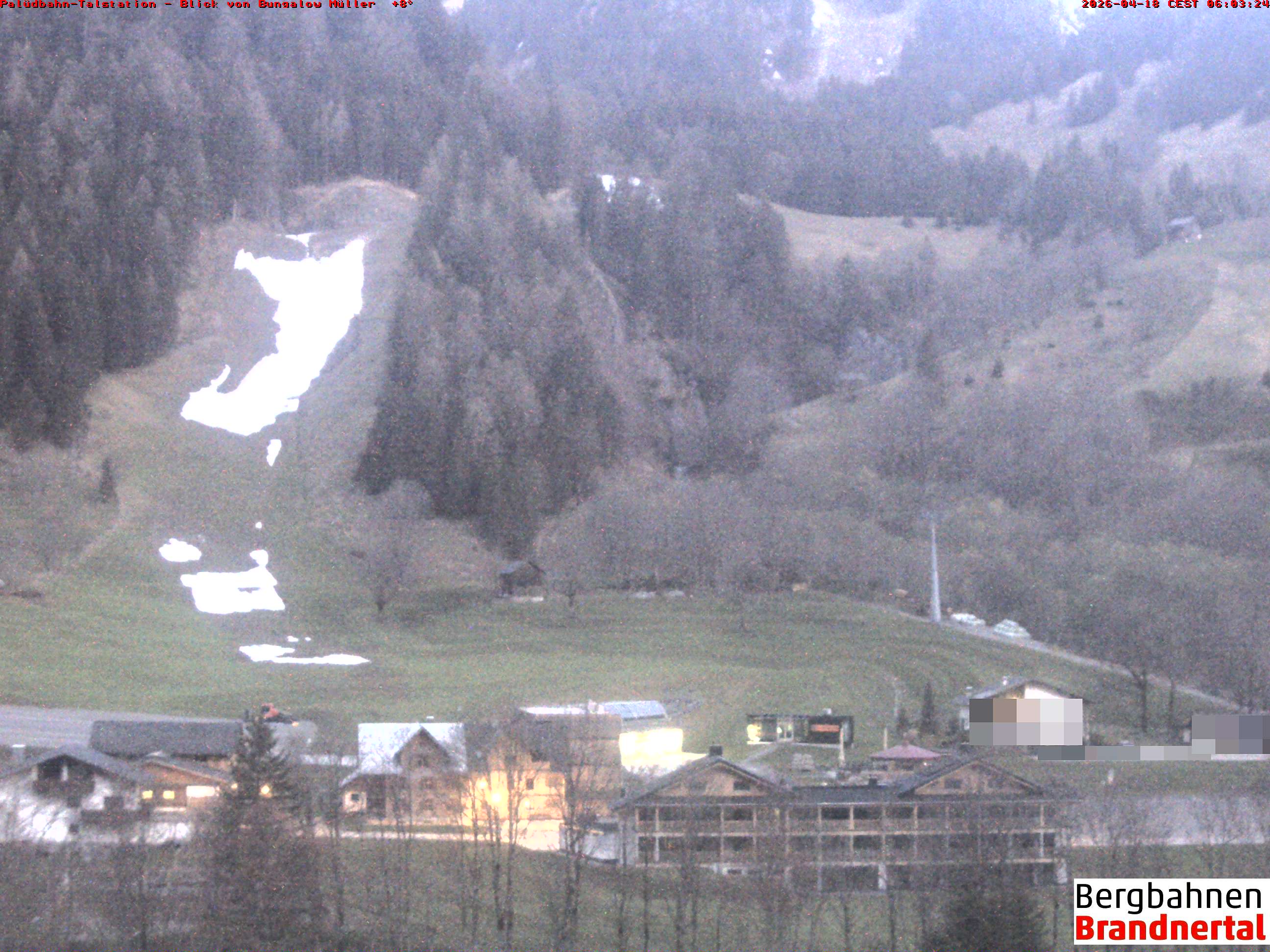 Blick auf Palüdbahn von Bungalow Müller