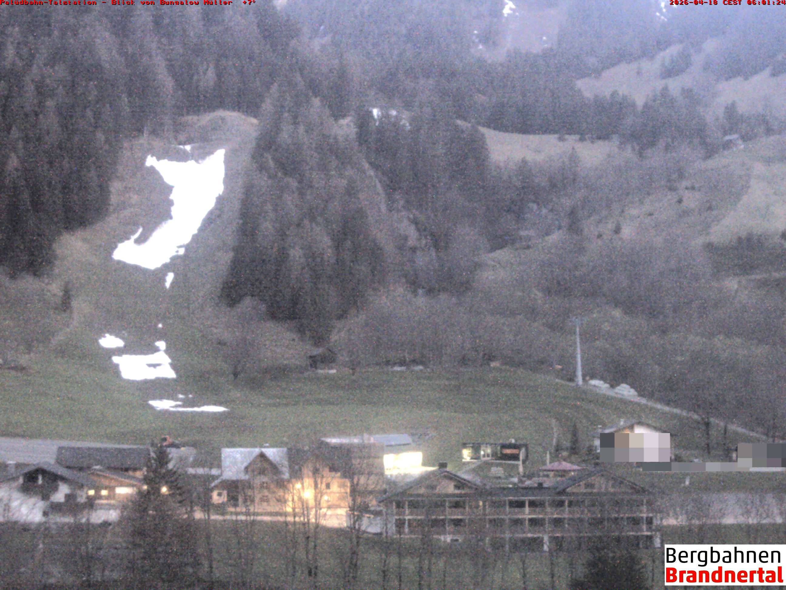 Blick auf Palüdbahn von Bungalow Müller