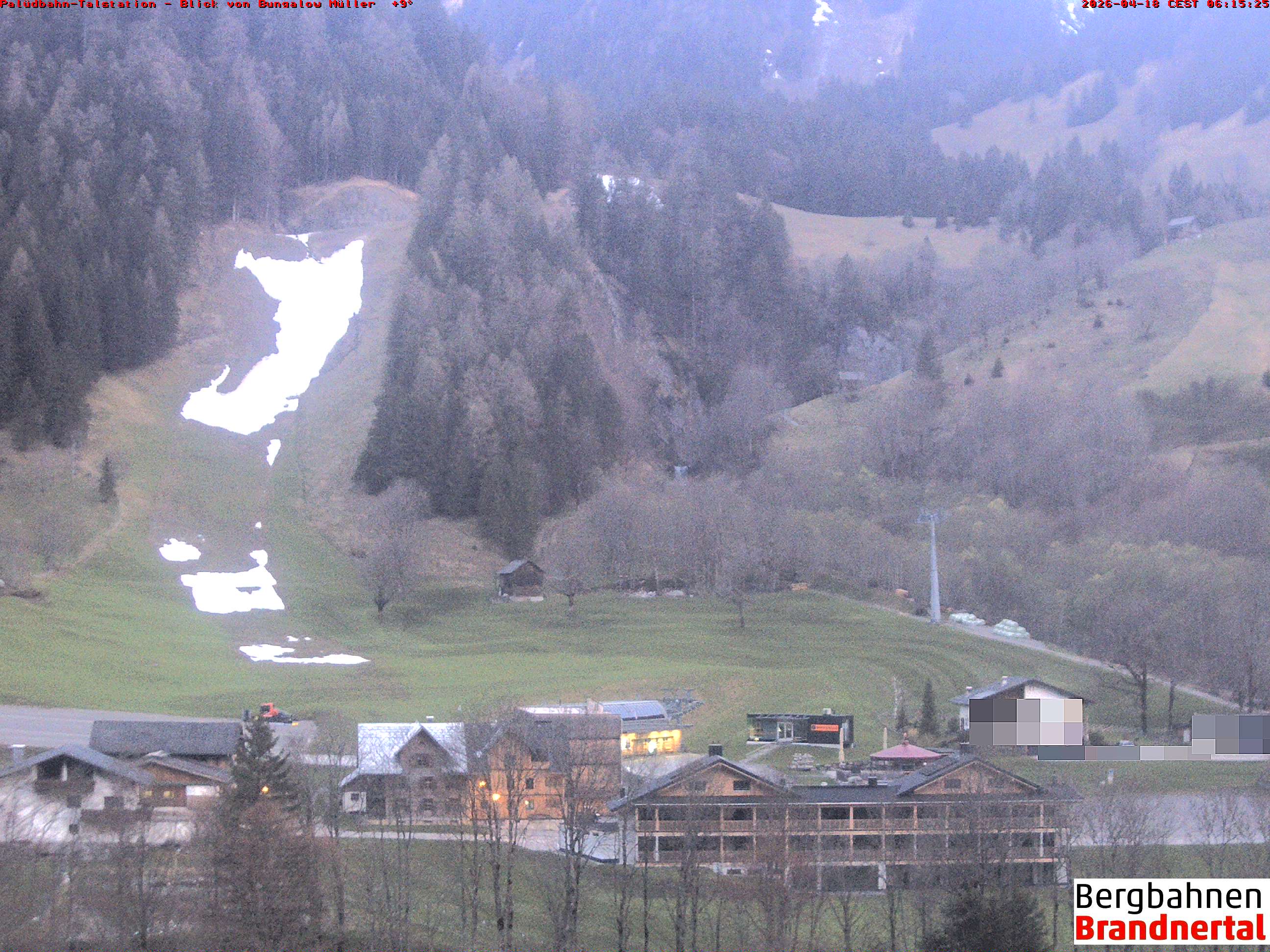 Blick auf Palüdbahn von Bungalow Müller