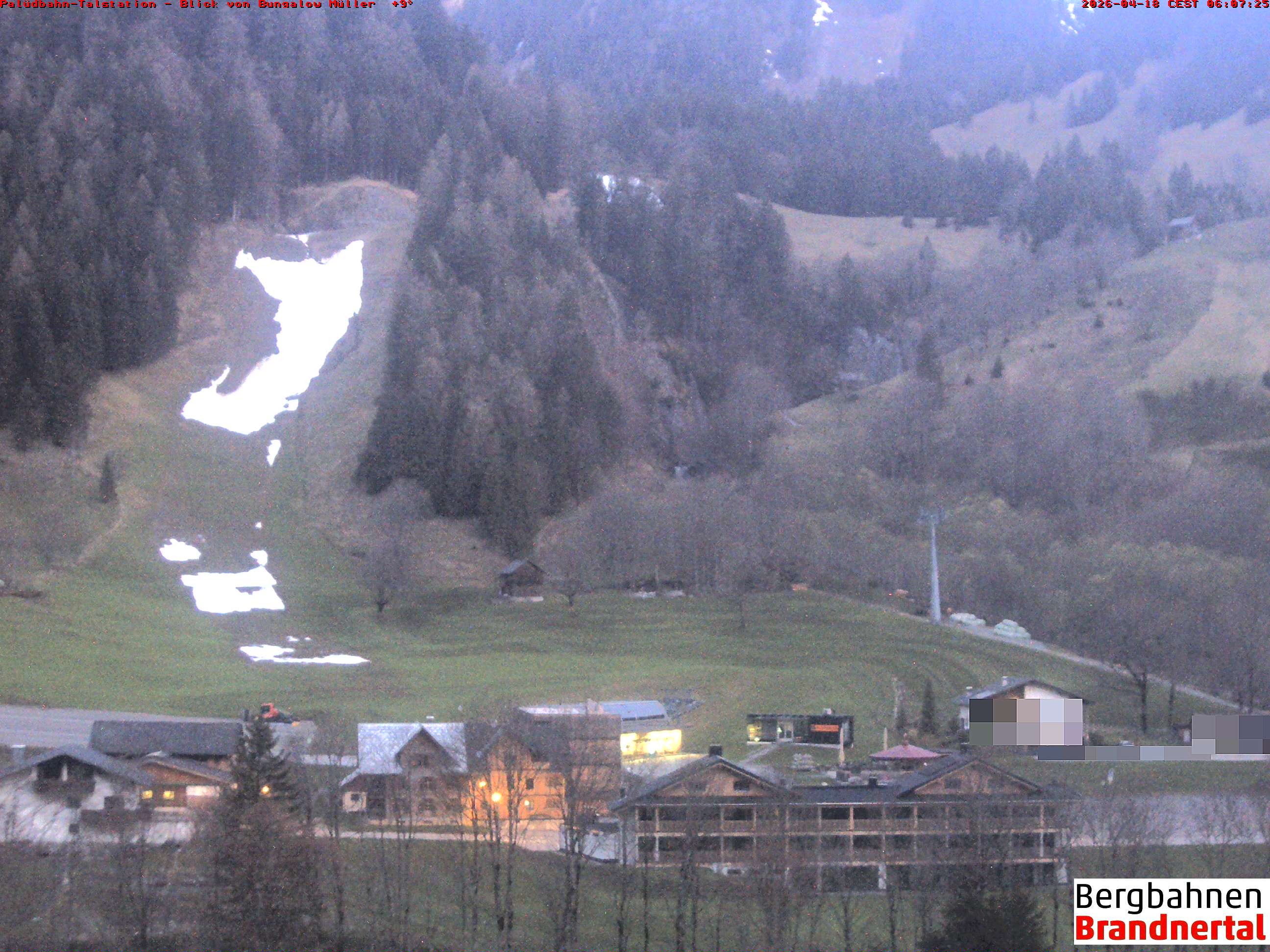 Blick auf Palüdbahn von Bungalow Müller