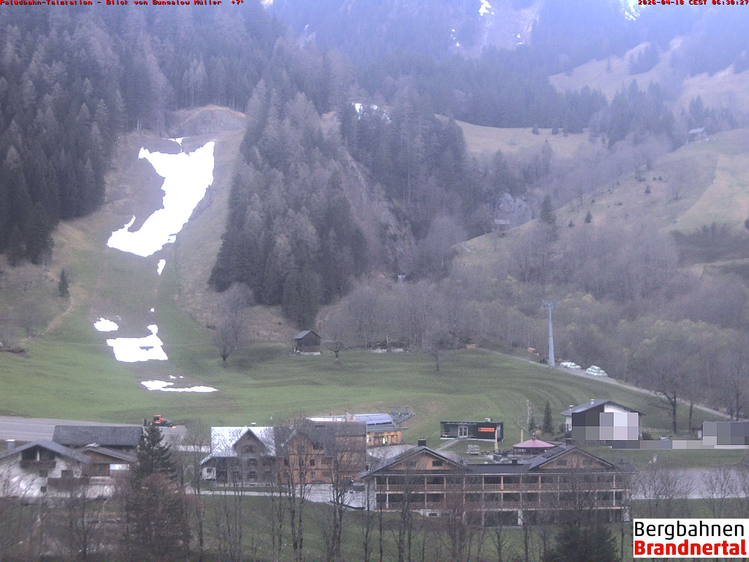 Blick auf Palüdbahn von Bungalow Müller