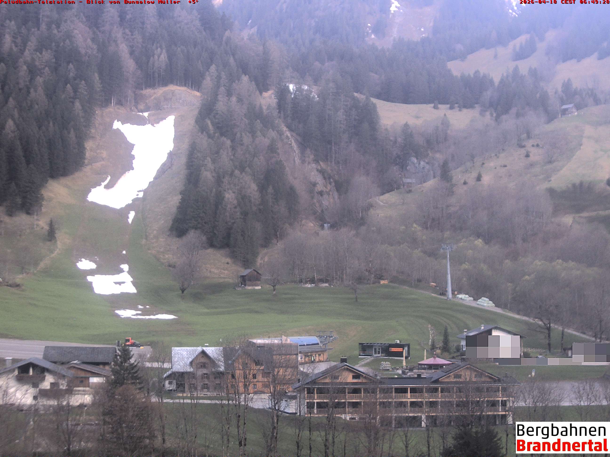 Blick auf Palüdbahn von Bungalow Müller