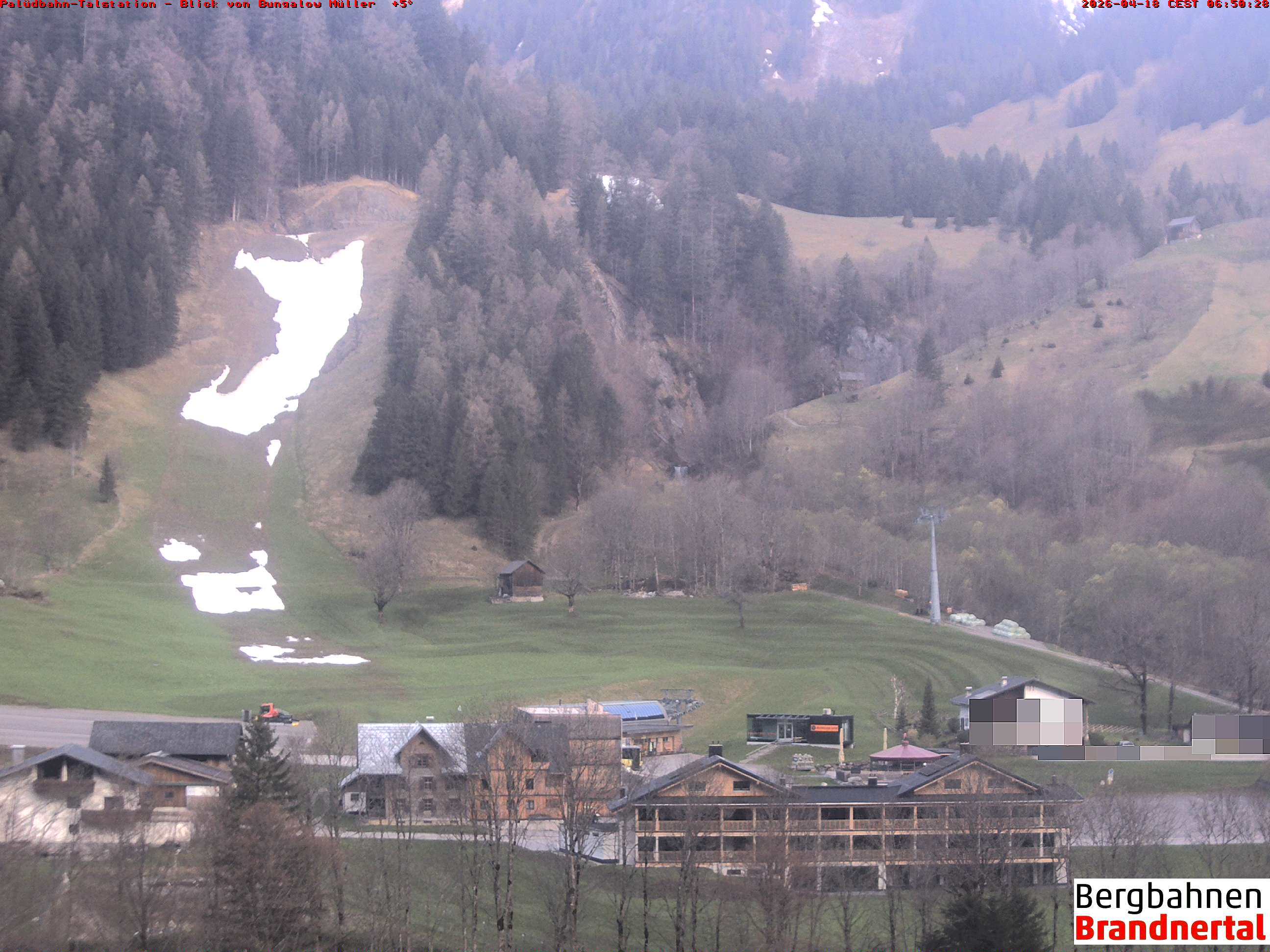 Blick auf Palüdbahn von Bungalow Müller