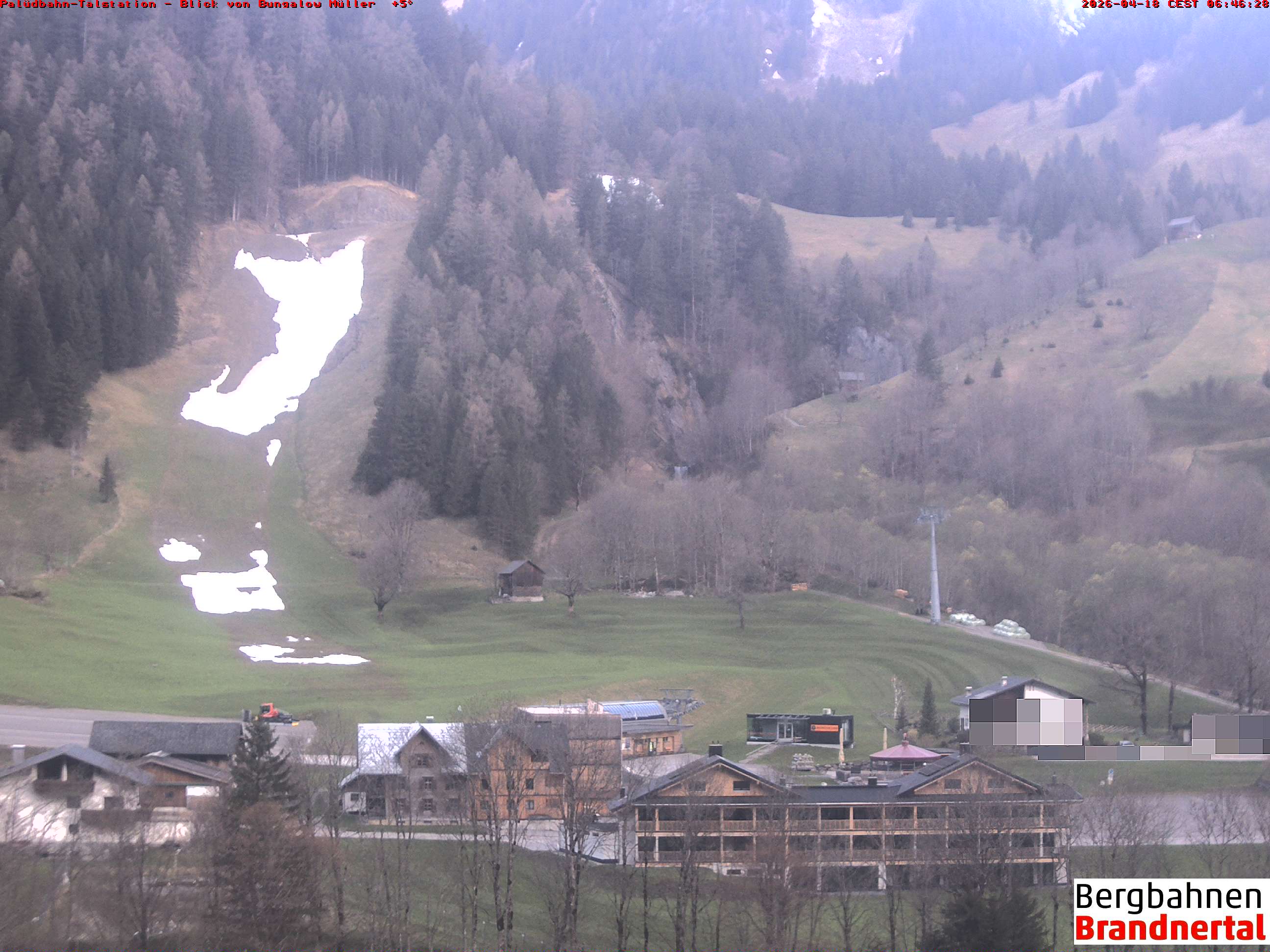 Blick auf Palüdbahn von Bungalow Müller