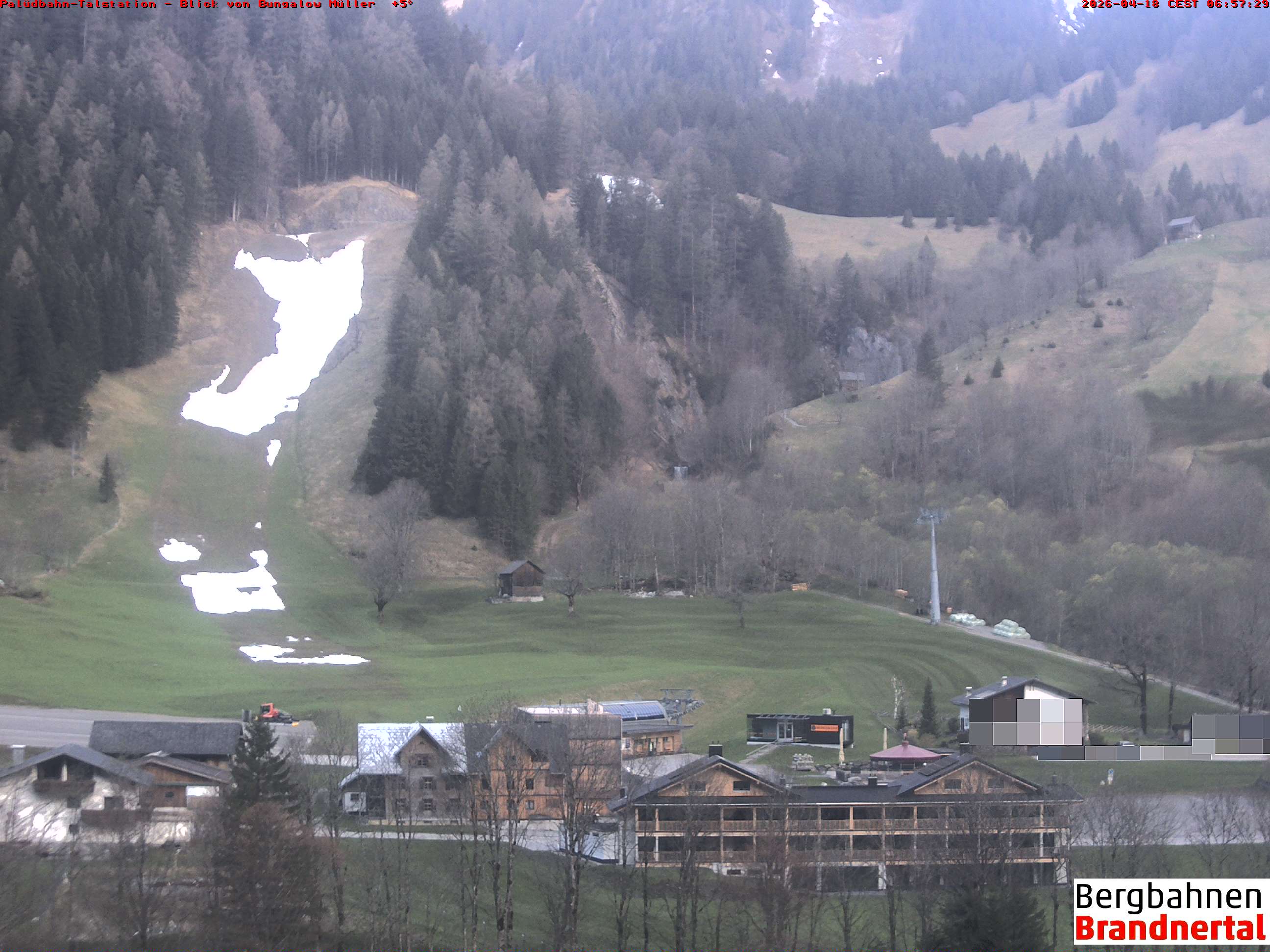 Blick auf Palüdbahn von Bungalow Müller