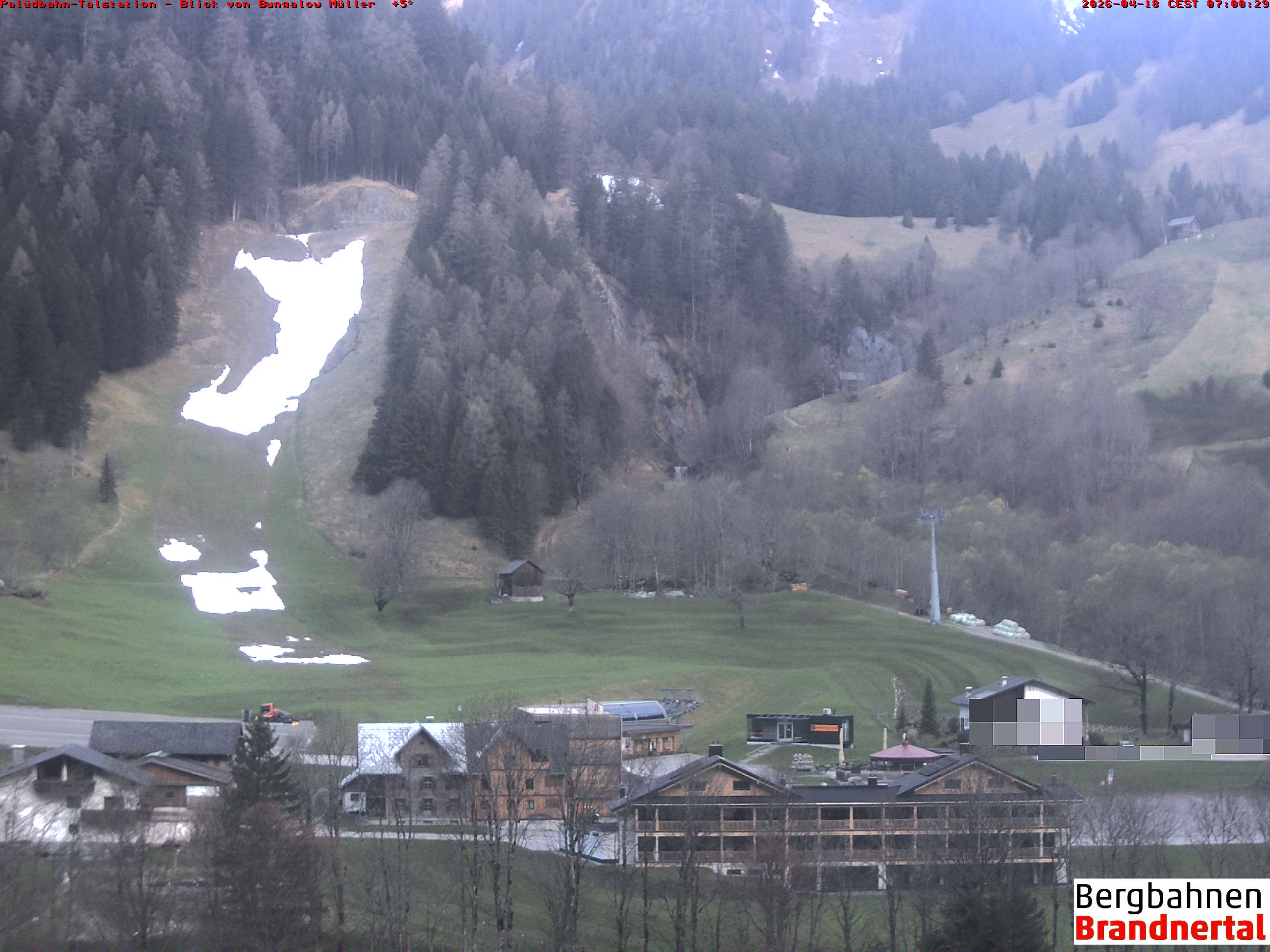 Blick auf Palüdbahn von Bungalow Müller