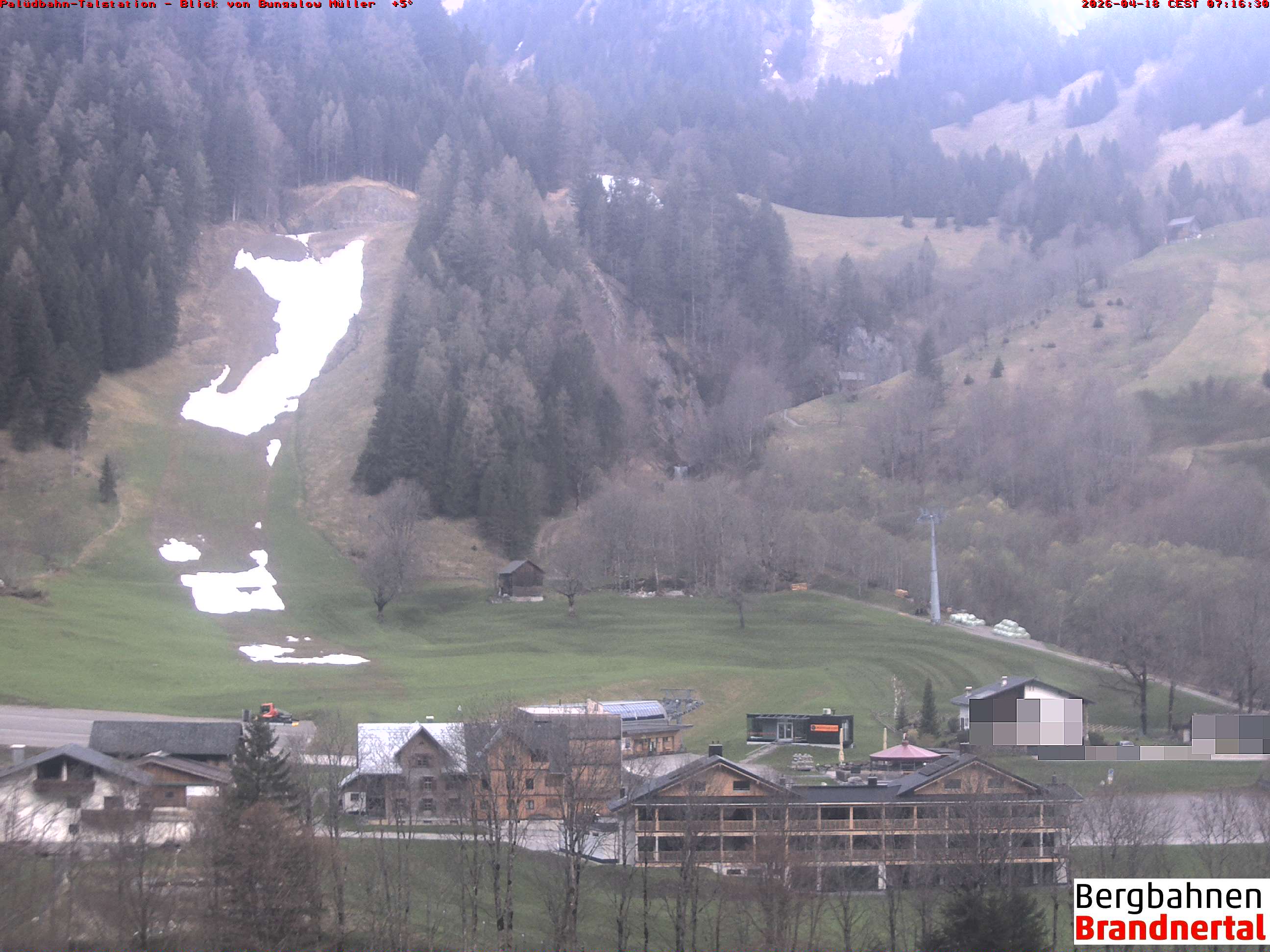 Blick auf Palüdbahn von Bungalow Müller