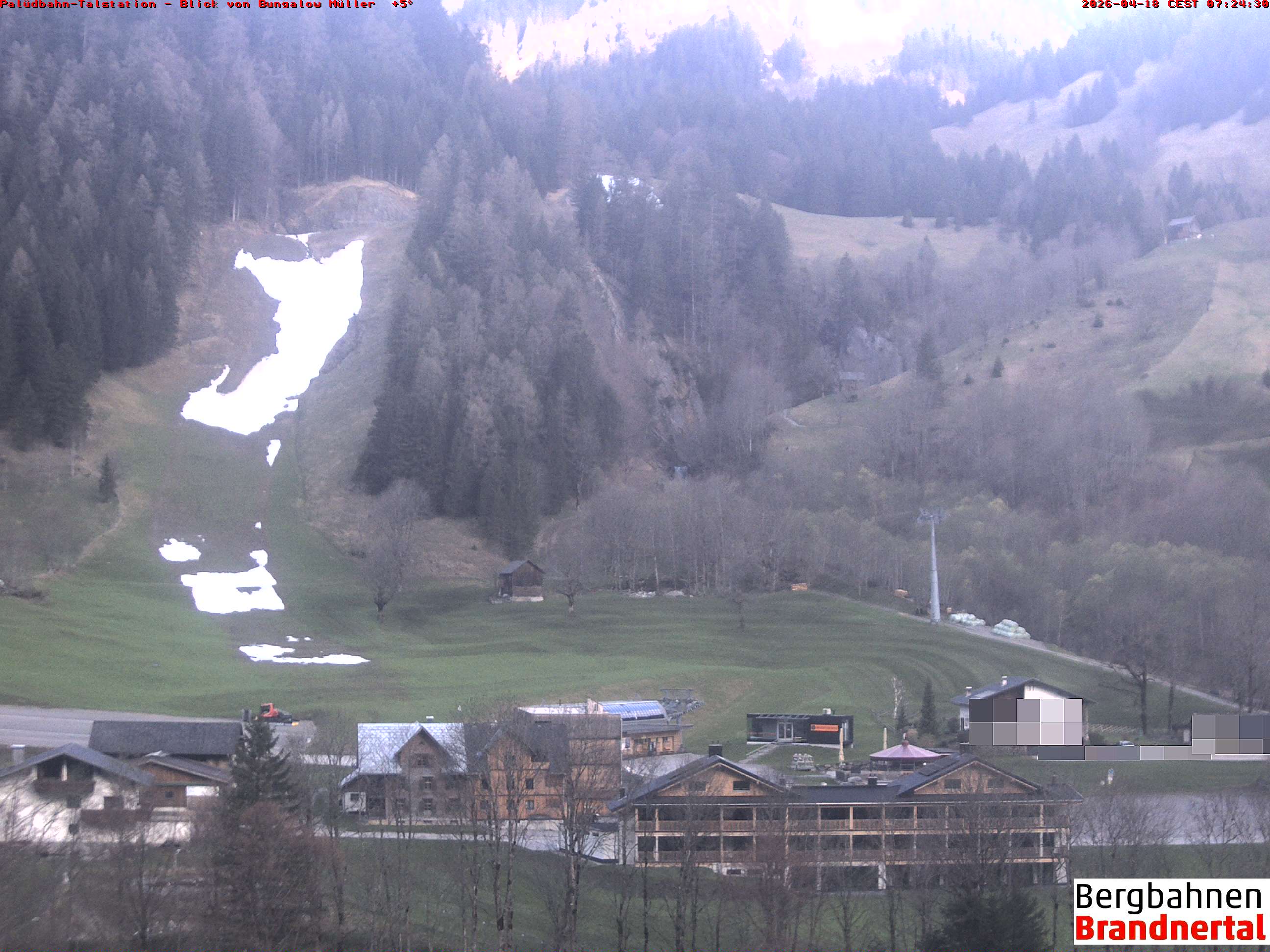 Blick auf Palüdbahn von Bungalow Müller